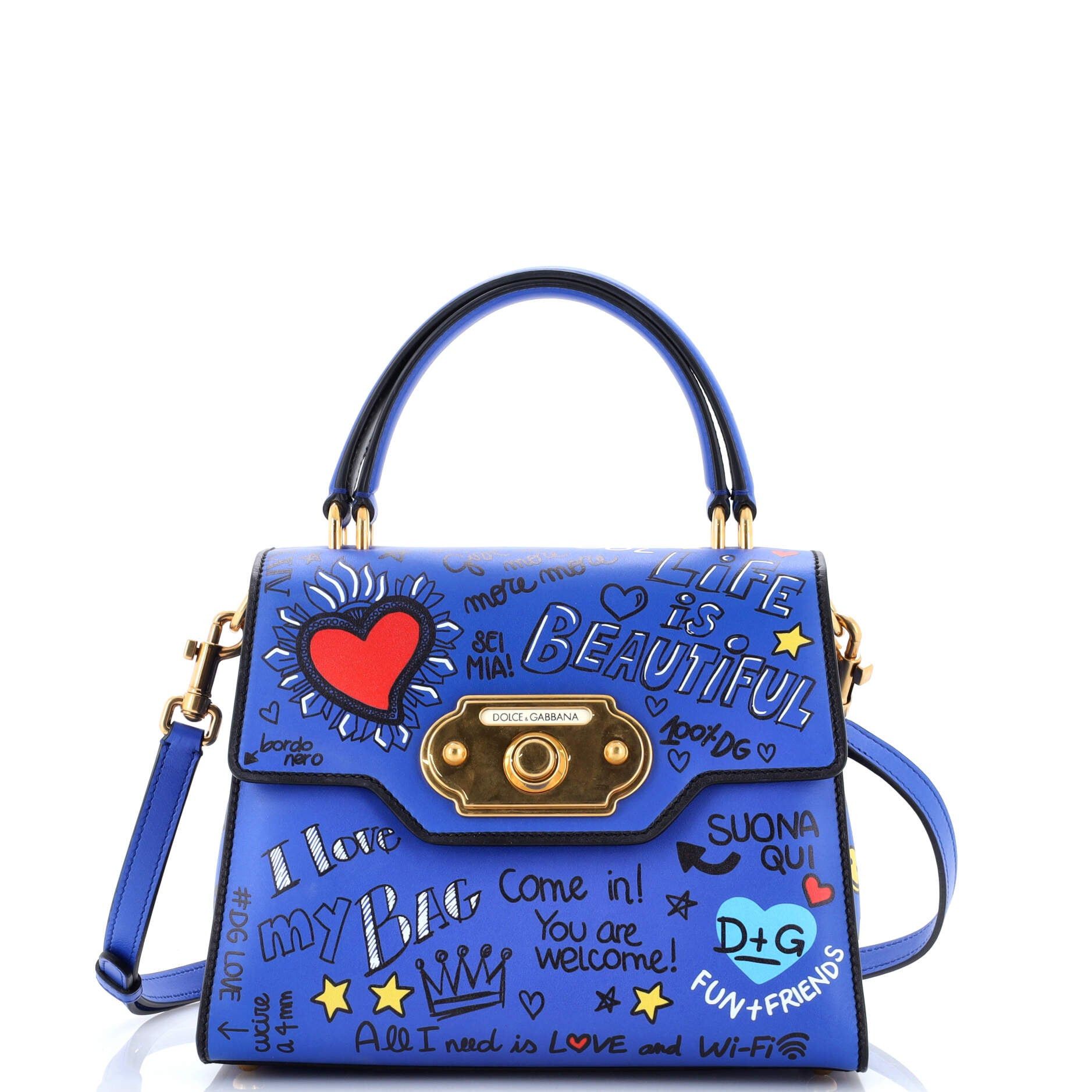 Dolce & Gabbana Welcome Top Handle Bag Size ONE SIZE - 1 Thumbnail