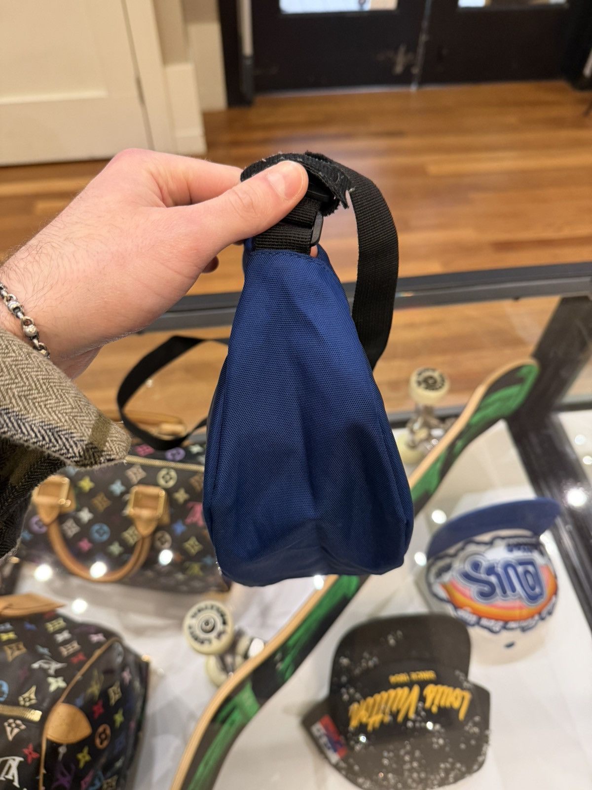 Bape BAPE Go Skate Summer Shoulder Bag - Blue Size ONE SIZE - 5 Thumbnail