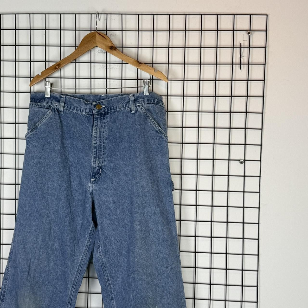 Carhartt Carhartt Blue Jeans Trousers Vintage Workwear Pants Size US 34 / EU 50 - 3 Thumbnail