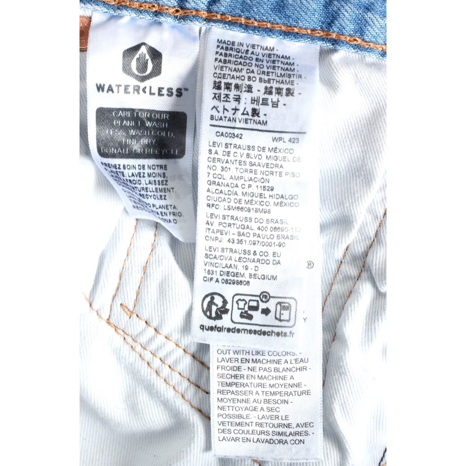 Levi's VINTAGE LEVI’S 501 PREMIUM Jeans Men 29/32 Regular Denim Blue 5-Pocket Straight DZ6518 Mens Size US 29 - 7 Thumbnail