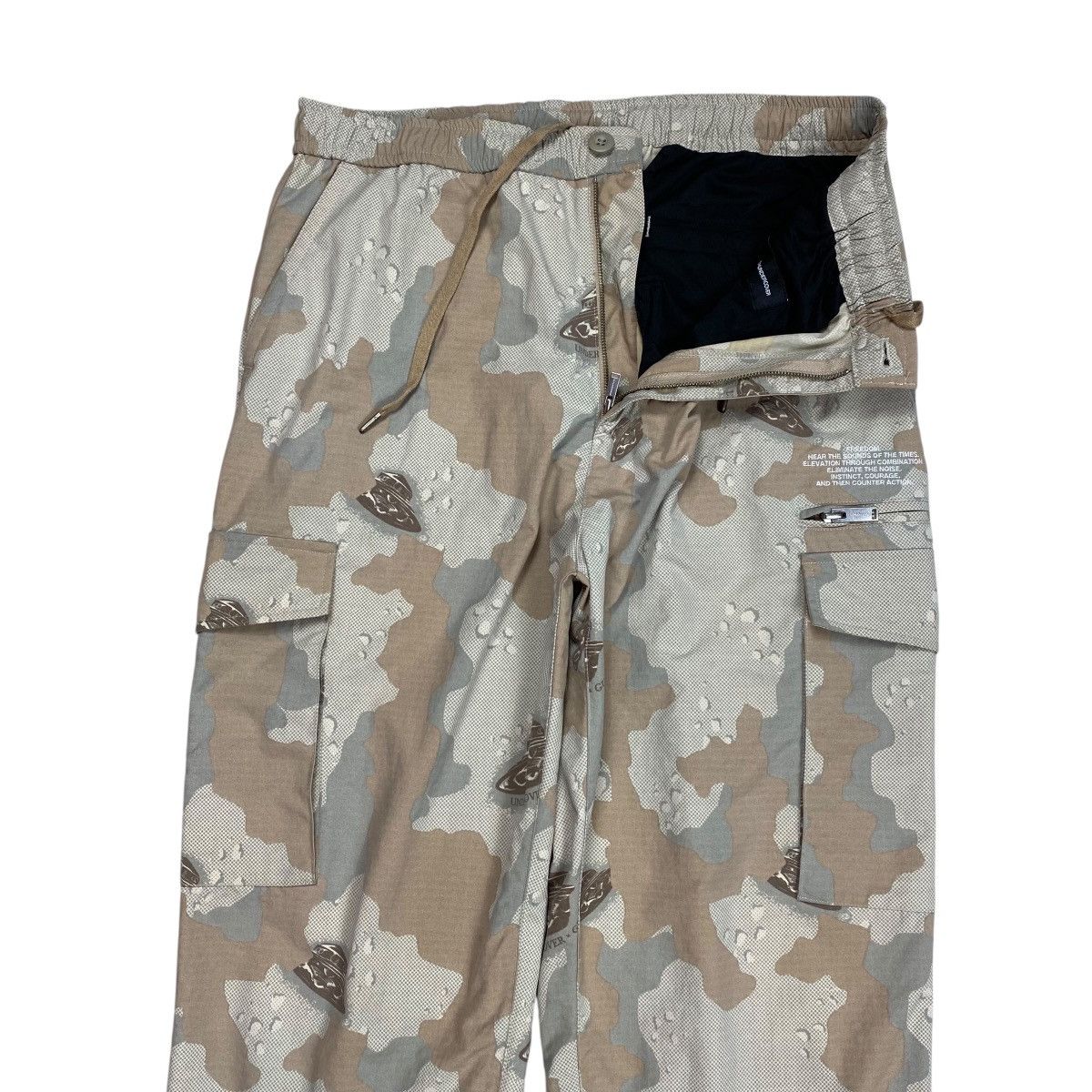 GU × Undercover GUxUndercover Camouflage Nylon Baggy Cargo Pants Size US 32 / EU 48 - 2 Thumbnail