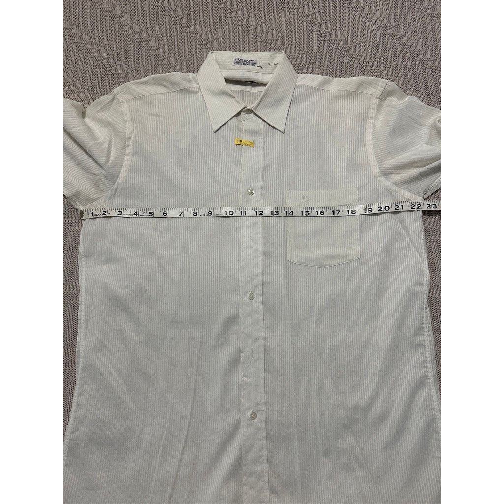 Dior Vintage Dior white monotone striped button down size 16 Size US L / EU 52-54 / 3 - 6 Thumbnail
