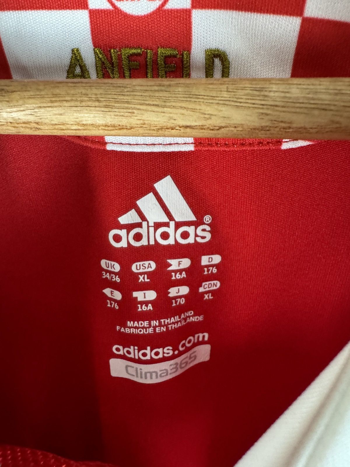 Adidas 00s Adidas x Liverpool 2007/08 Home Soccer Jersey In Red Size US M / EU 48-50 / 2 - 3 Thumbnail