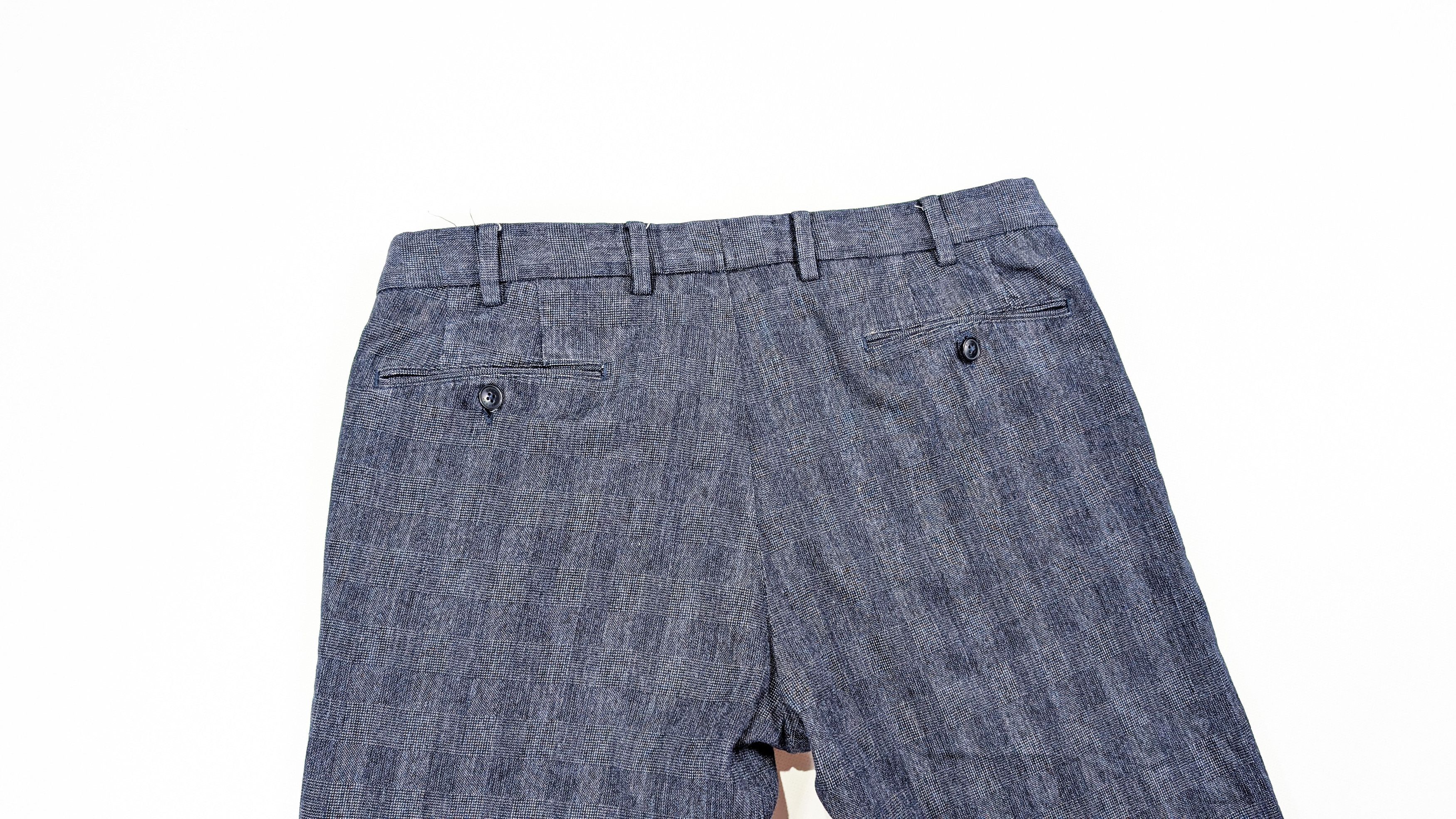 Boggi Boggi Milano Easy Formal Stretch Cotton Checkred Chino Pants Size US 34 / EU 50 - 7 Thumbnail