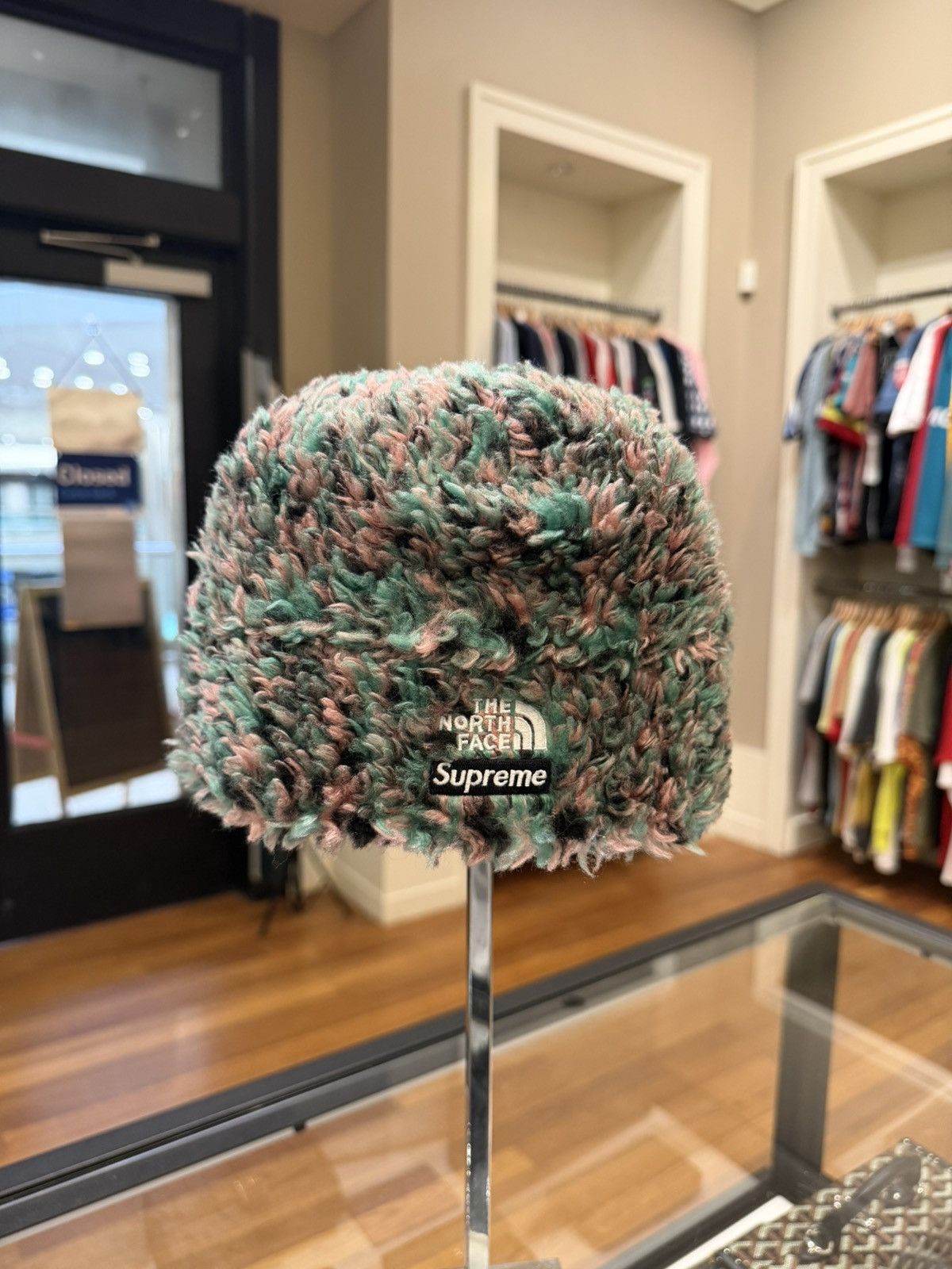Supreme × The North Face The North Face x Supreme High Pile Fleece Beanie Size ONE SIZE - 2 Thumbnail