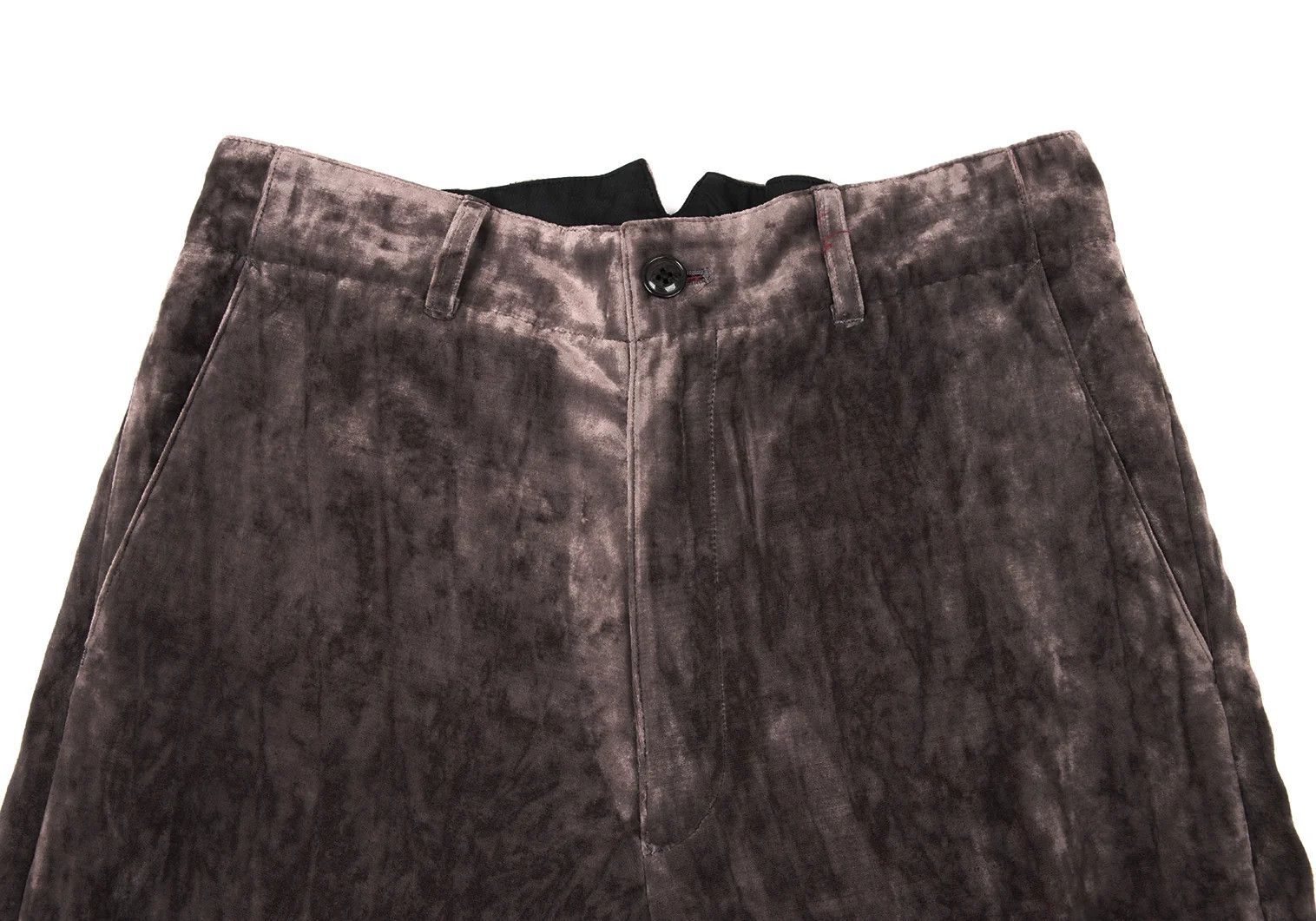 Yohji Yamamoto Yohji Yamamoto Crush Velvet Tapered Pants Size US 30 / EU 46 - 5 Thumbnail