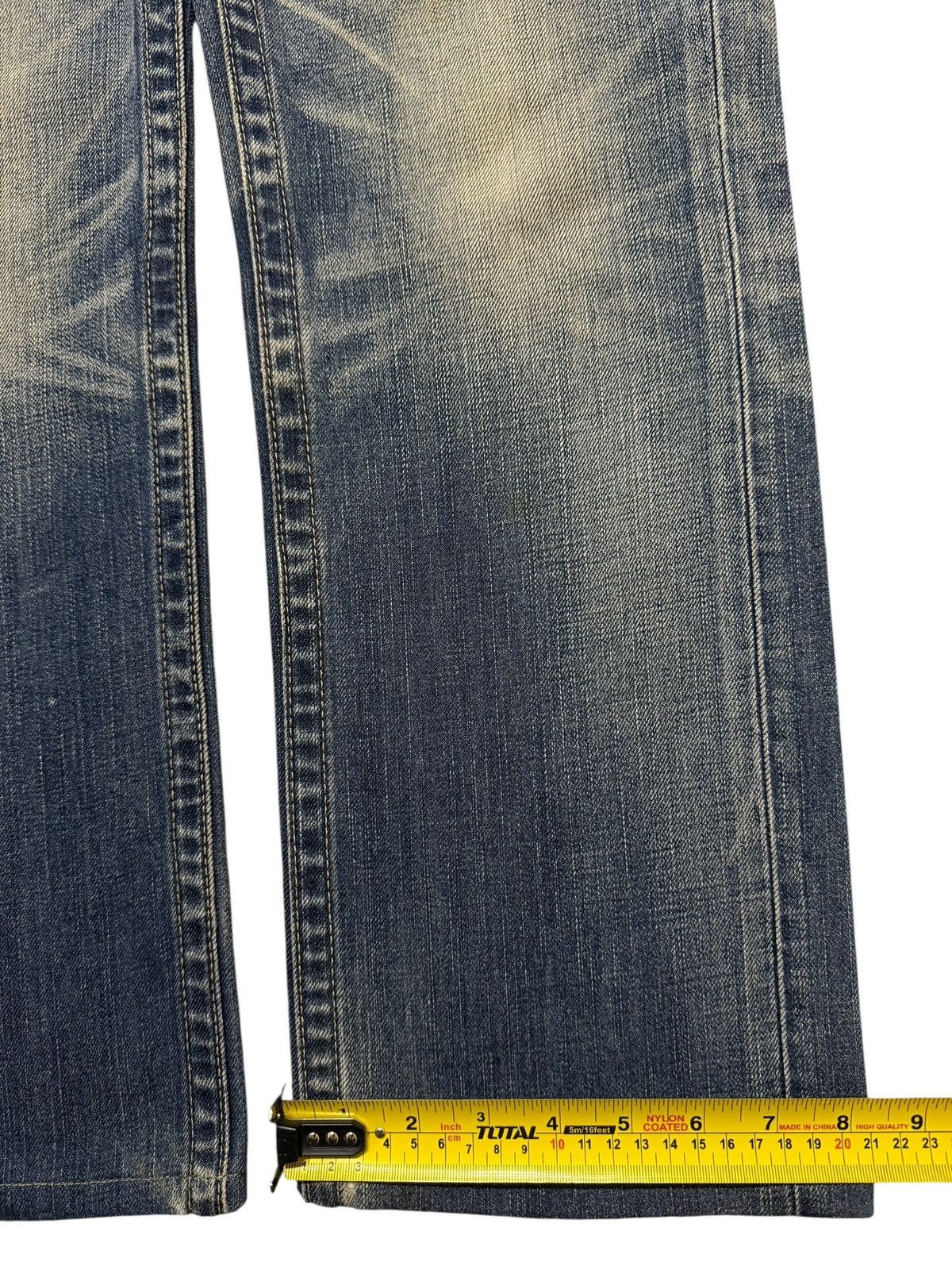 Levi's Vintage 90s Levis 502 Blue Mud Wash Whiskers Straight Leg Size US 30 / EU 46 - 14 Thumbnail