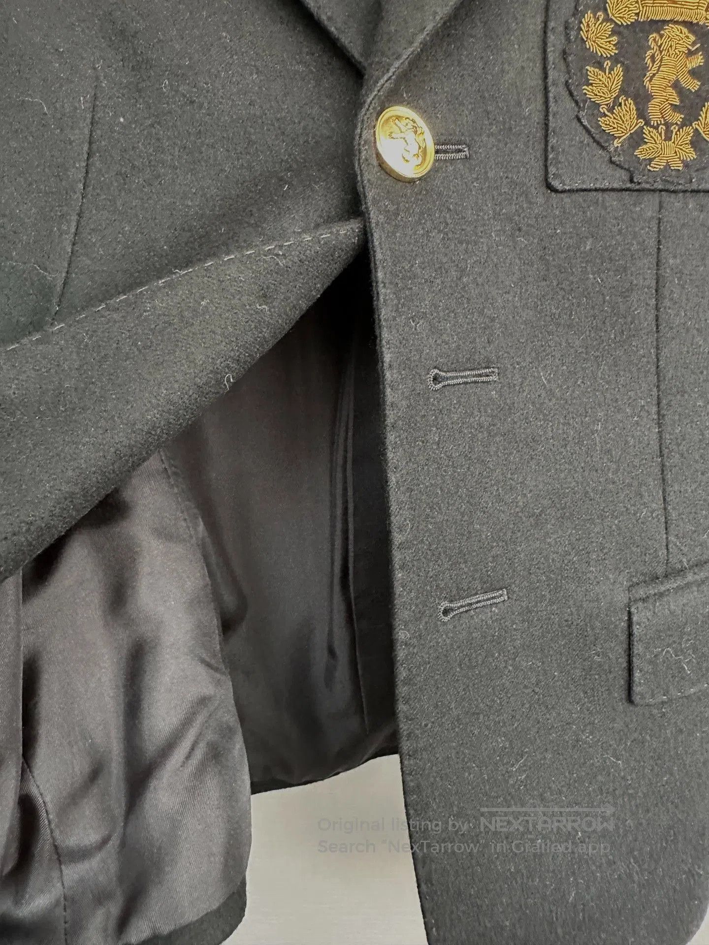 Saint Laurent Paris Saint Laurent Badge Wool Blazer. Size US M / EU 48-50 / 2 - 5 Thumbnail