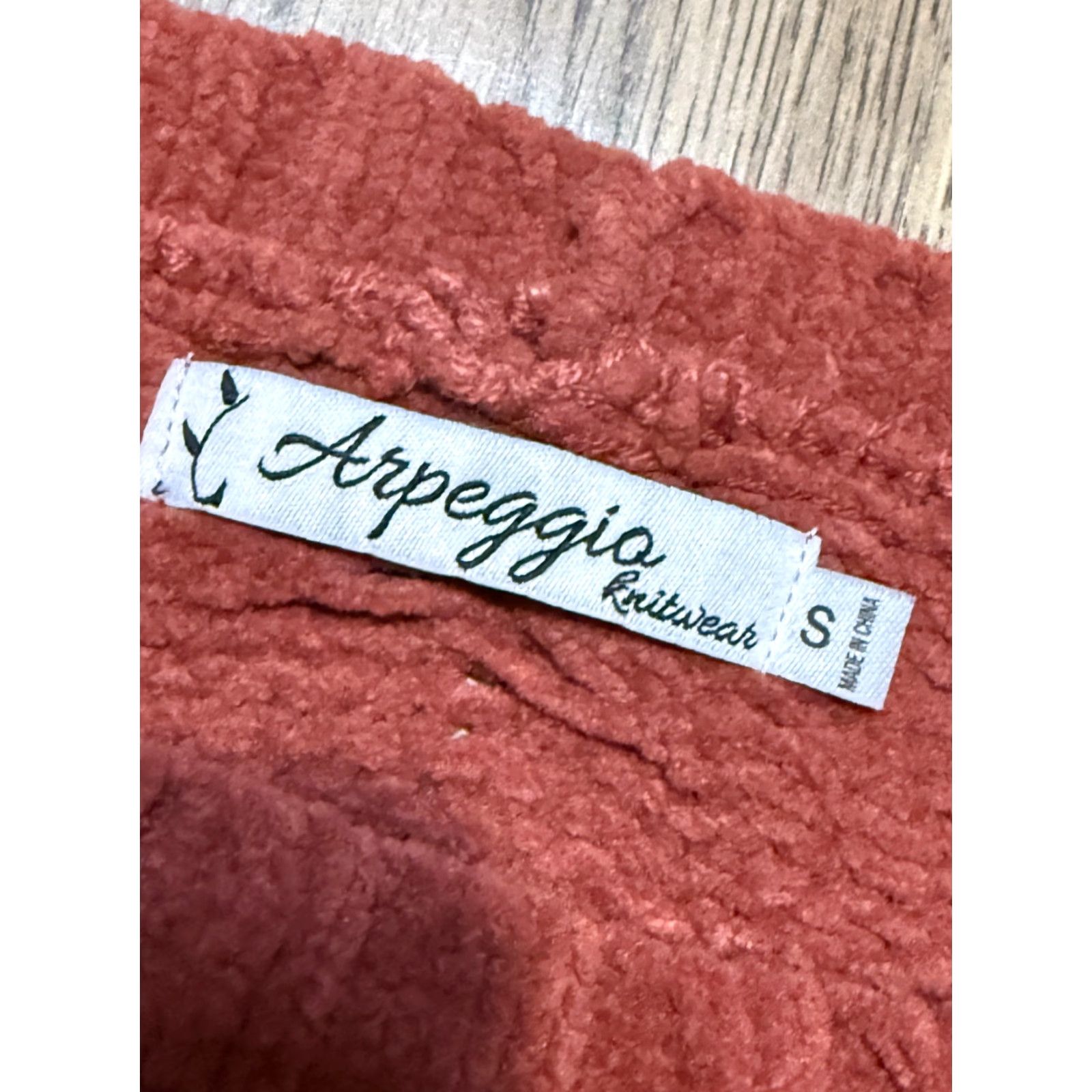 Vintage Arpeggio Sweater Women's Size Small Orange Knitwear Crewneck Pullover Size S / US 4 / IT 40 - 5 Thumbnail