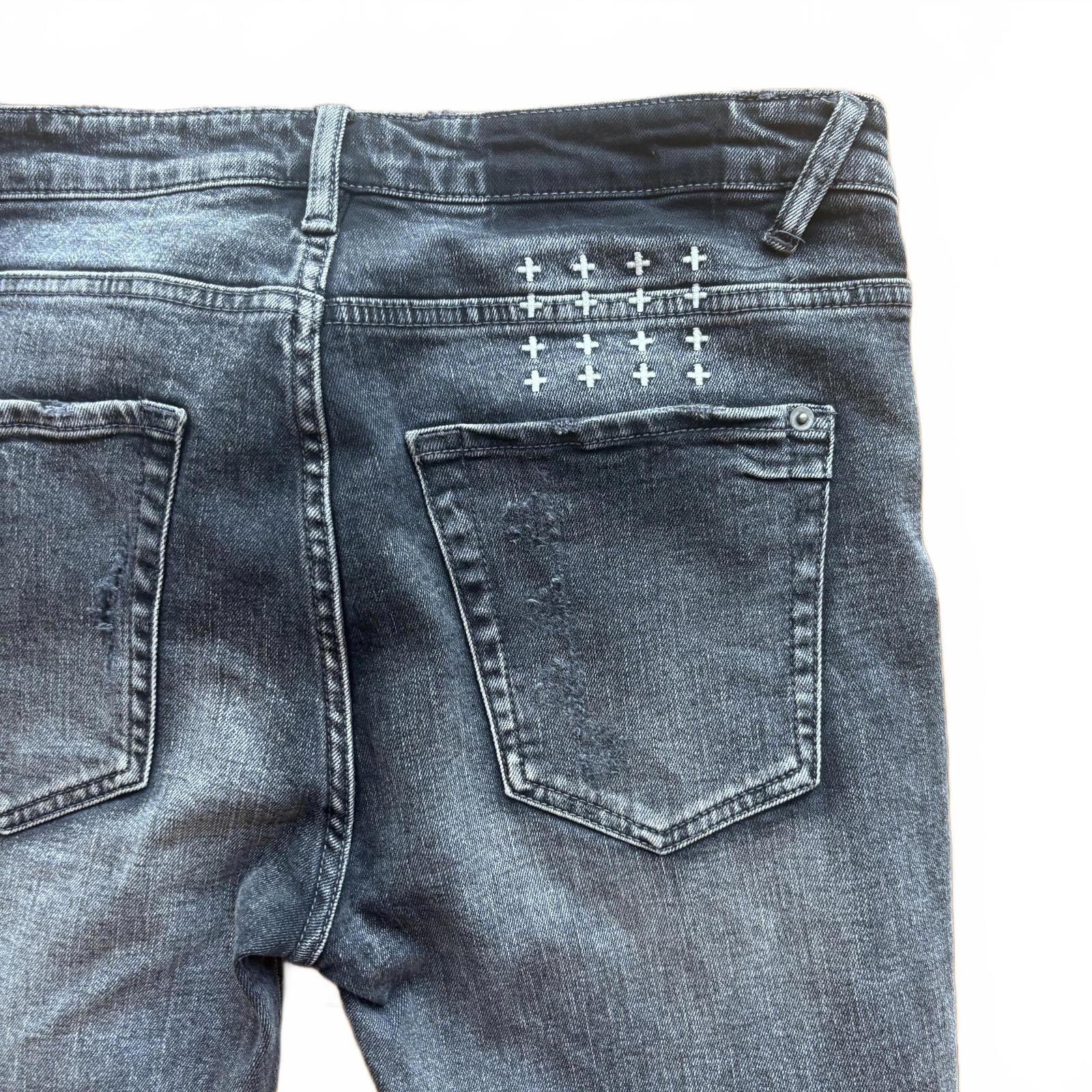 Ksubi Ksubi Black Van Winkle Angst Plateis Jeans Size US 33 - 3 Thumbnail