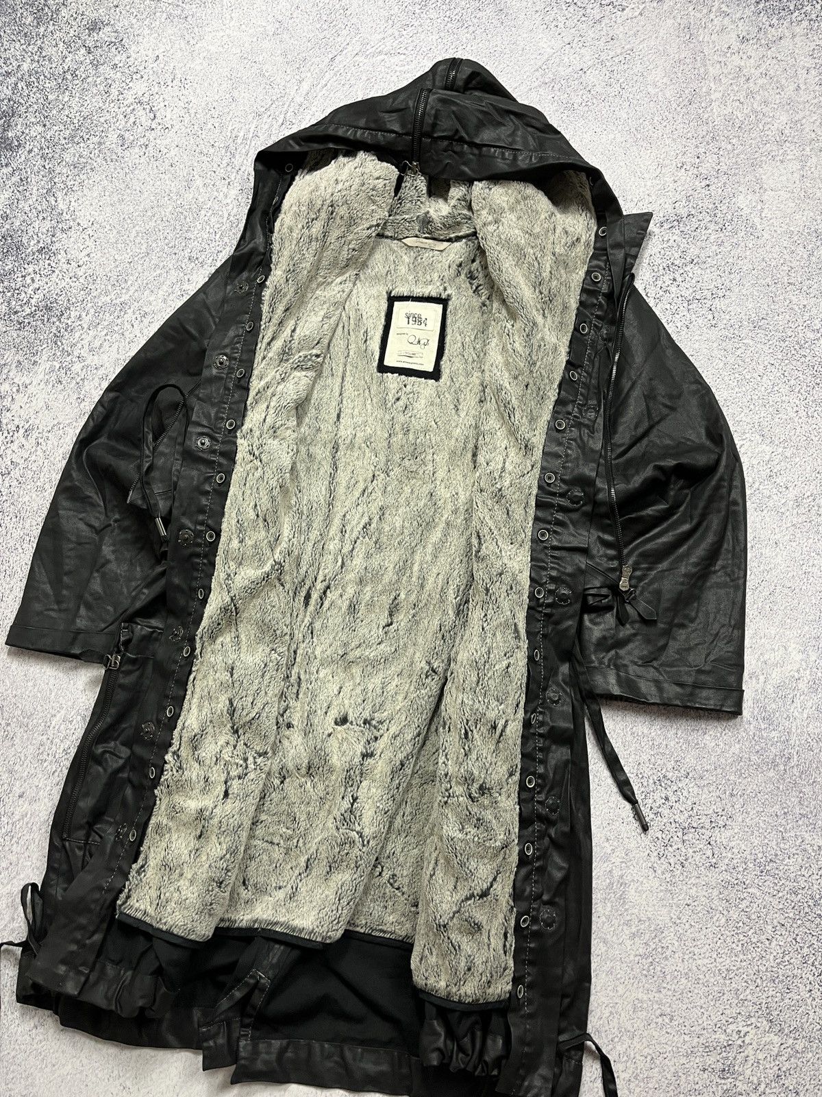 Annette Gortz × Japanese Brand Annette Gortz Avant Garde Zipped Trench Winter Jacket Rare Size S / US 4 / IT 40 - 14 Thumbnail