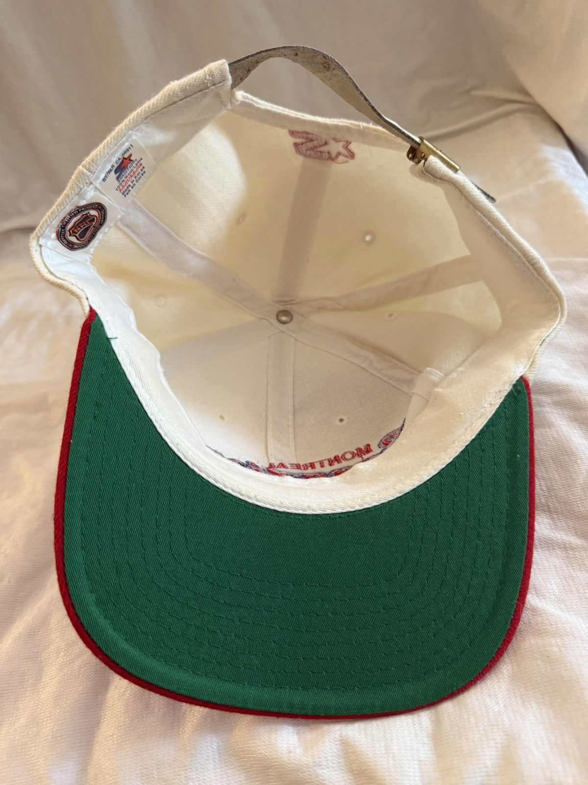 Starter Vintage montreal canadiens starter leather beltstrap hat Size ONE SIZE - 3 Thumbnail