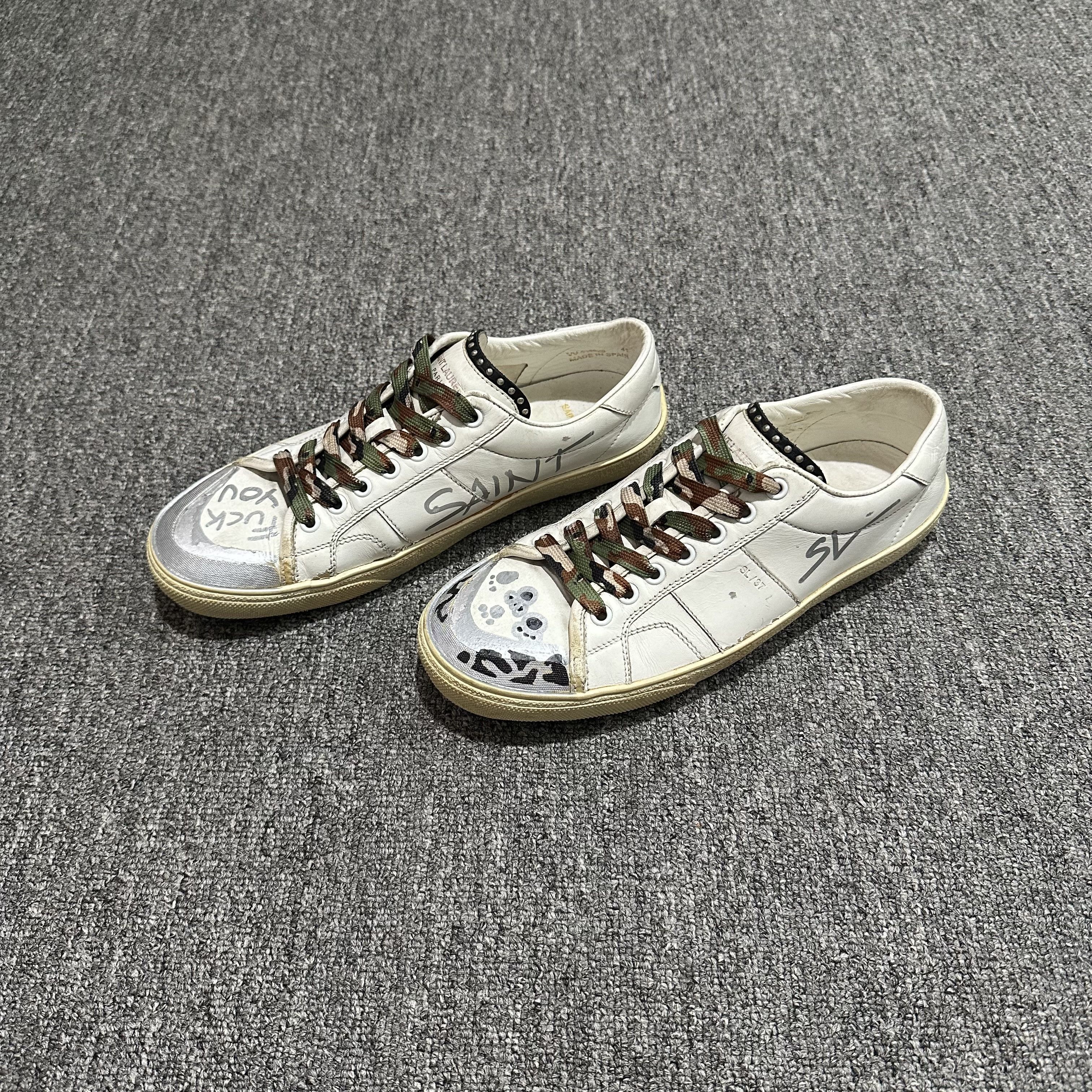 Saint Laurent Paris Saint Laurent Custome Shoes Size US 8 / EU 41 - 1 Thumbnail