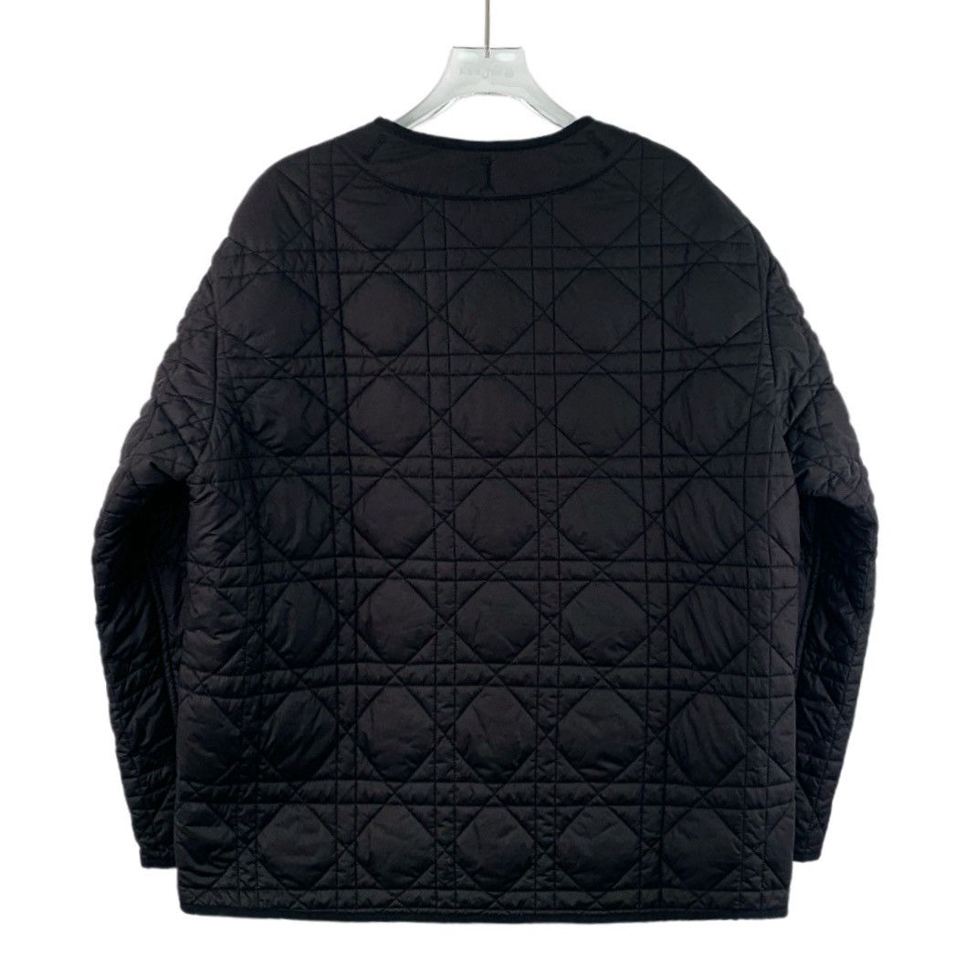 Dior Dior Black Vine Check Single Breasted Cotton Coat Jacket Size S / US 4 / IT 40 - 2 Thumbnail