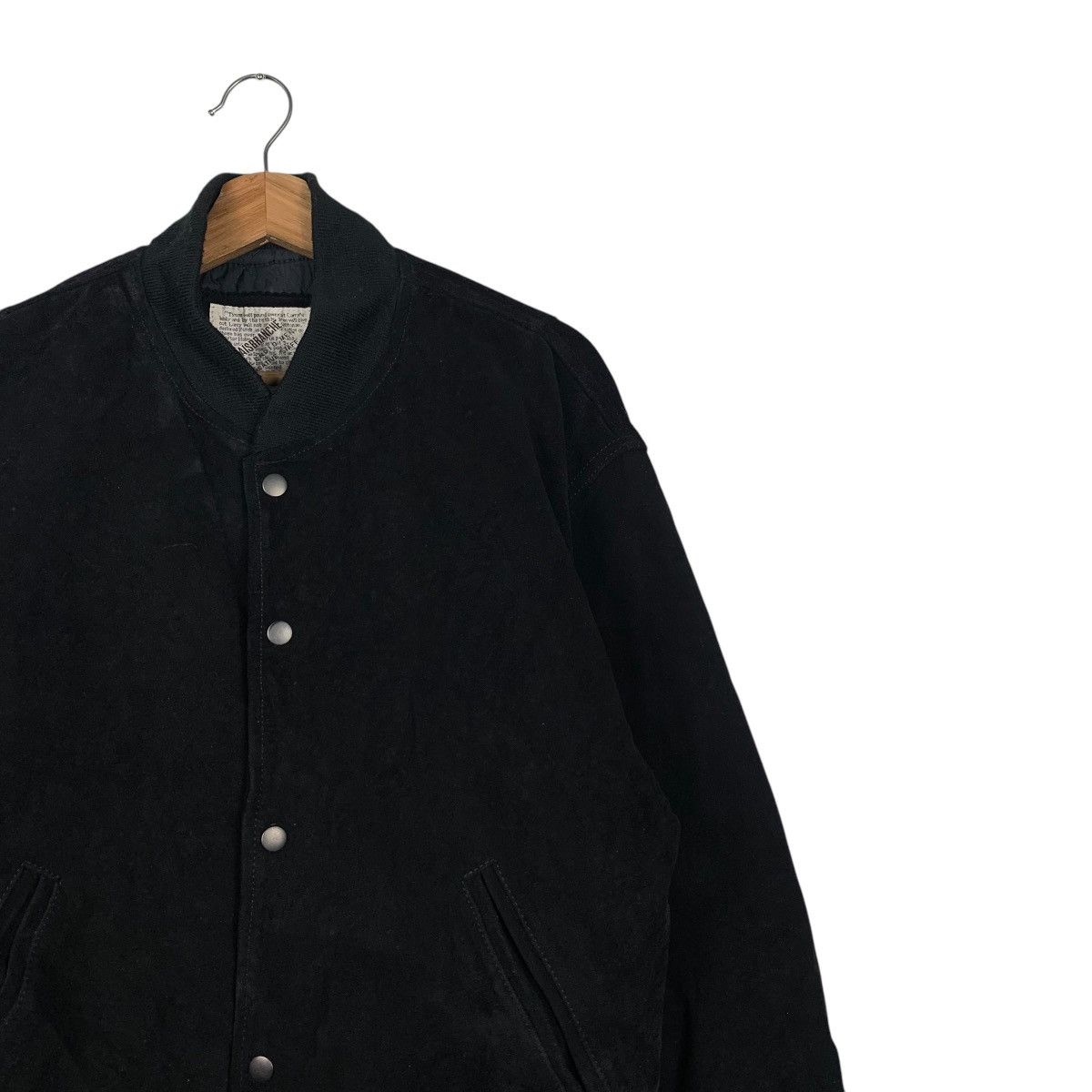 Japanese Brand FRAISBRANCHE Cowhide Black Suede Leather Jacket #1941-C84 Size US M / EU 48-50 / 2 - 5 Thumbnail