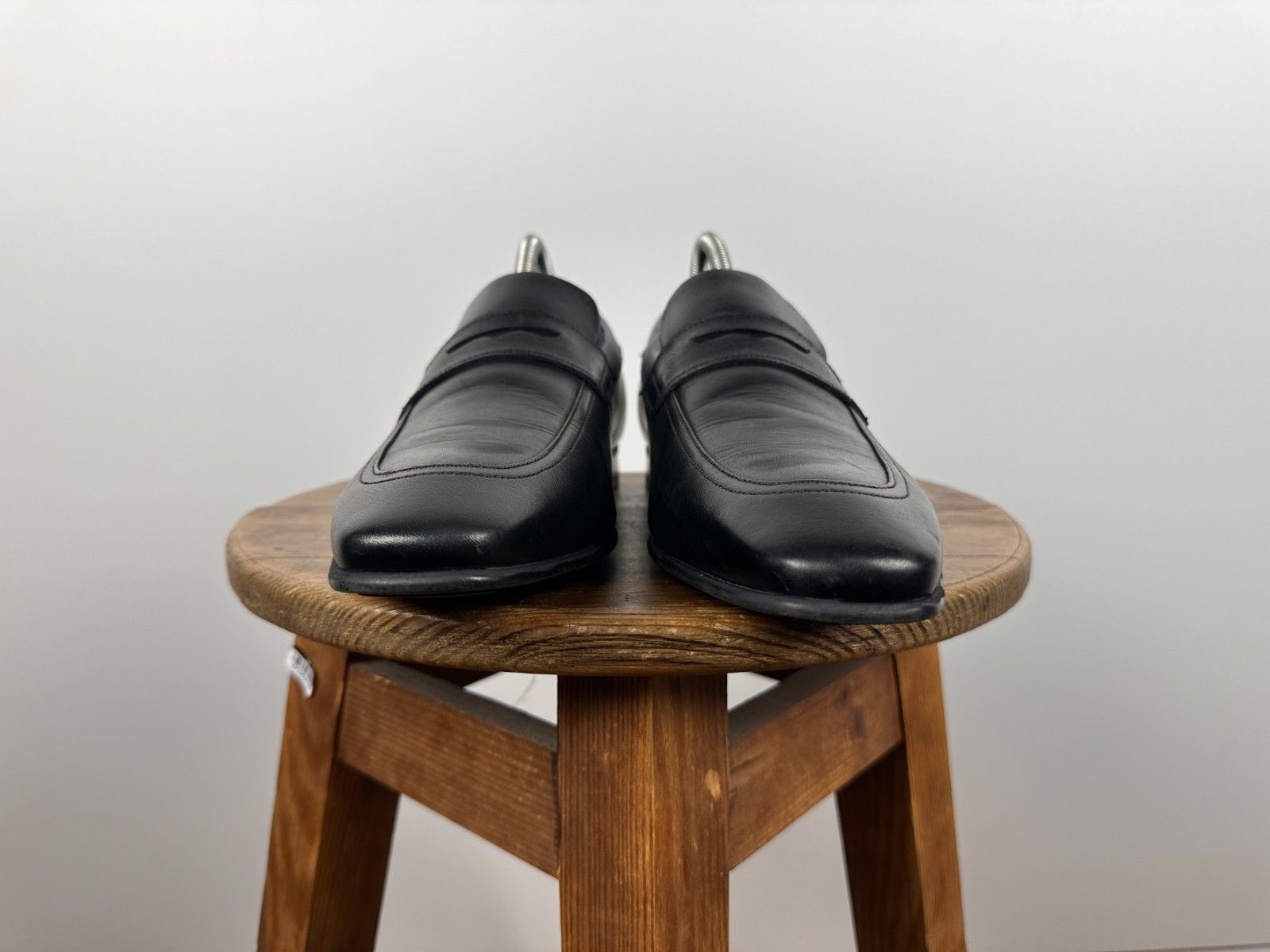Ted Baker Ted Baker Black Leather Slip On Loafer Shoe Size US10 Size US 10 / EU 43 - 3 Thumbnail