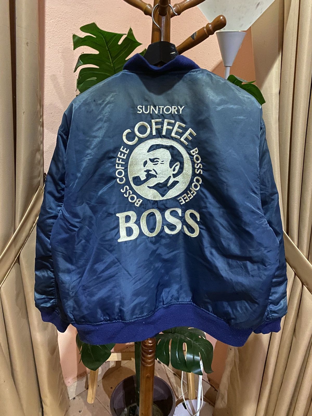 Other VINTAGE BOSS COFFEE BOMBER JACKET Size US L / EU 52-54 / 3 - 6 Thumbnail