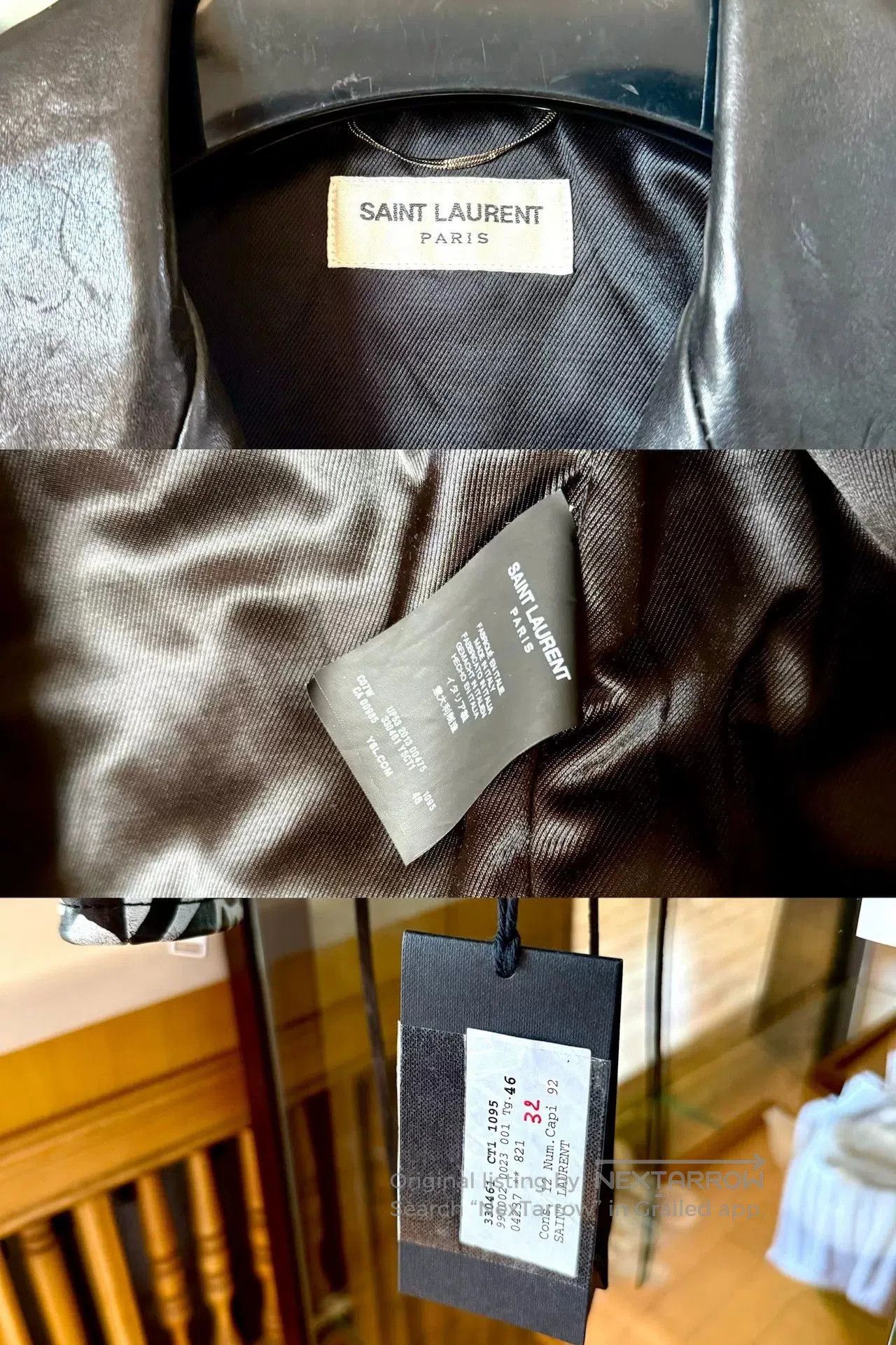 Saint Laurent Paris saint laurent graffiti leather jacket. Size US M / EU 48-50 / 2 - 5 Thumbnail