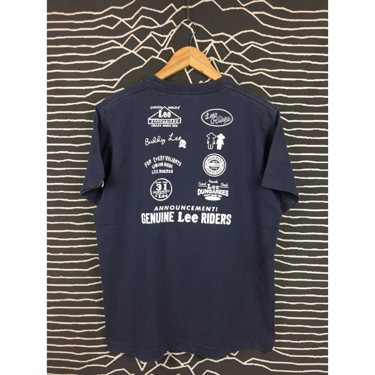 Lee × Vintage Vtg Lee Union Made Genuine Lee Riders Graphic Tee Size US L / EU 52-54 / 3 - 7 Thumbnail