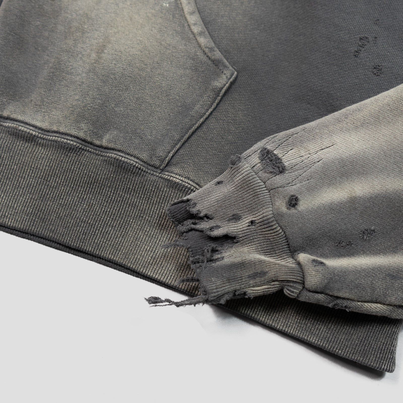 Saint Michael Saint Michael Distressed Double Face Zip Up Thermal Hoodie Size US XL / EU 56 / 4 - 3 Thumbnail