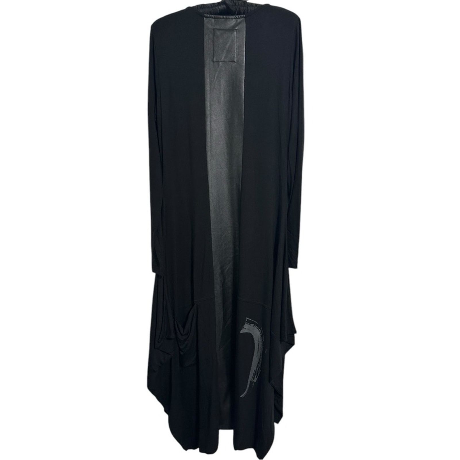Other NÖR Denmark Abstract Faux Leather Panel Jersey Dress RARE Size XS / US 0-2 / IT 36-38 - 13 Thumbnail