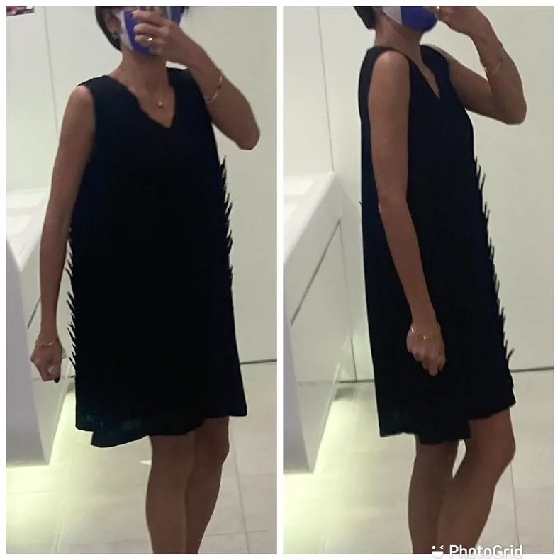 Issey Miyake Issey Miyake size:3 Black zigzag dress Size M / US 6-8 / IT 42-44 - 3 Thumbnail