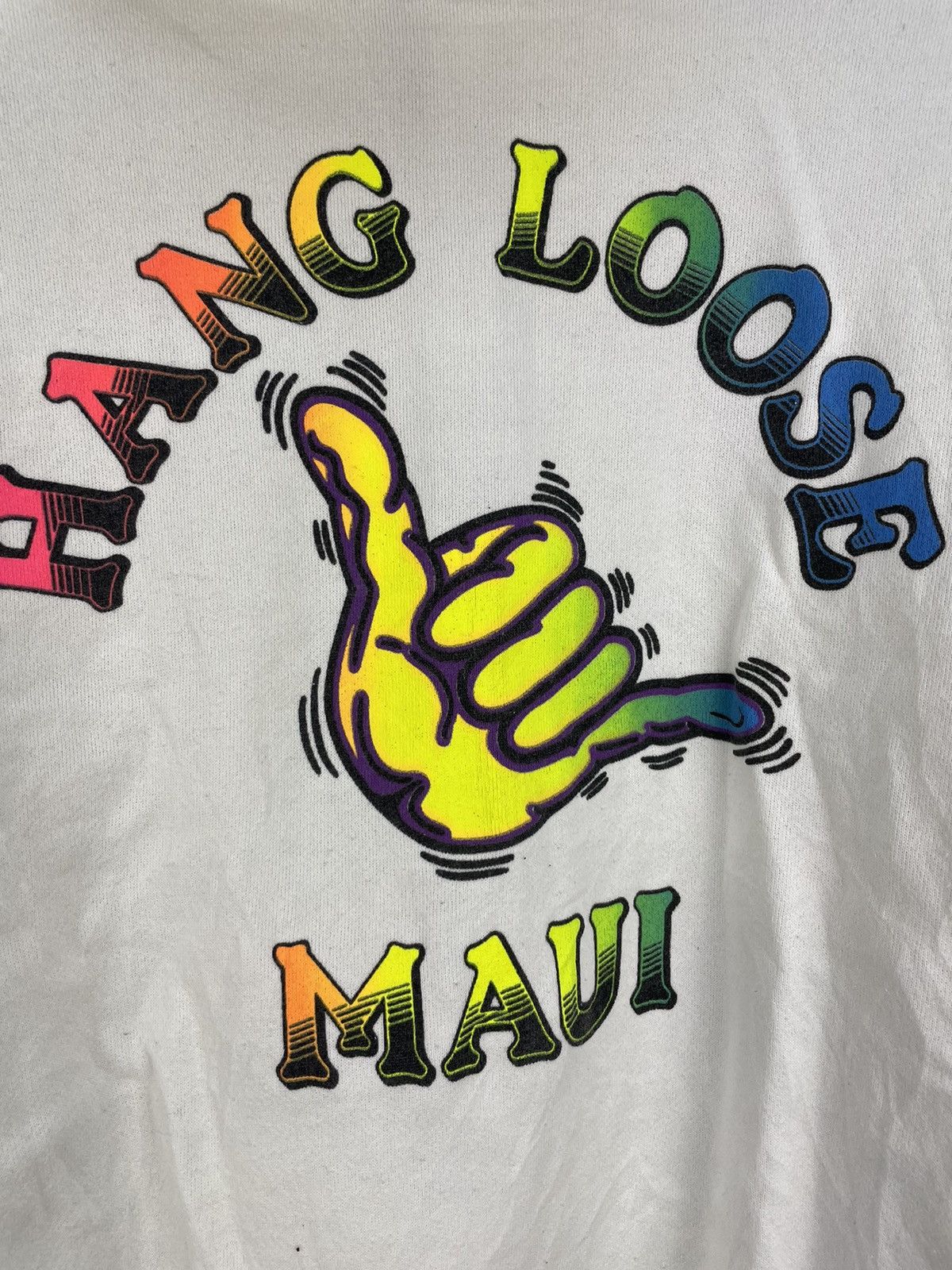 Vintage Vintage 80s Hang Loose Maui zip up hoodie Size US M / EU 48-50 / 2 - 4 Thumbnail
