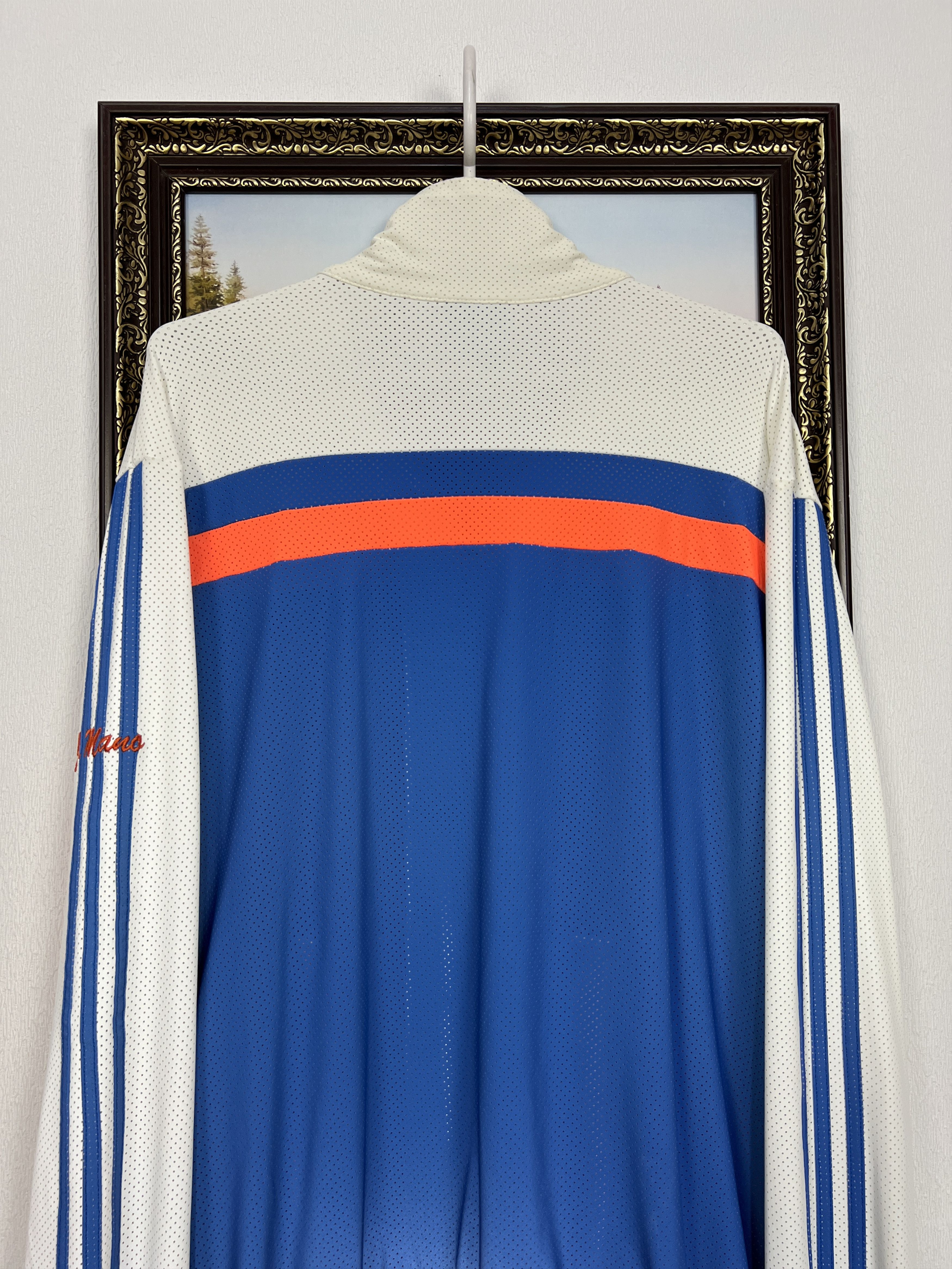 Adidas Adidas 83-C Jacket Outerwear White Red Track Top Zip Nylon Size US M / EU 48-50 / 2 - 17 Thumbnail