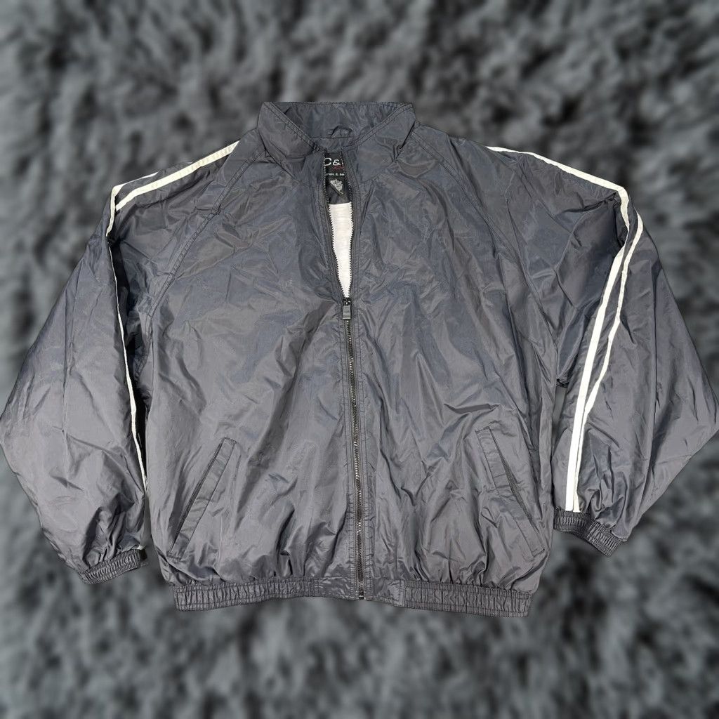 Croft & Barrow VINTAGE Croft & Barrow Windbreaker Jacket Black Zip Up Hooded L Unisex Adults Size L / US 10 / IT 46 - 1 Thumbnail