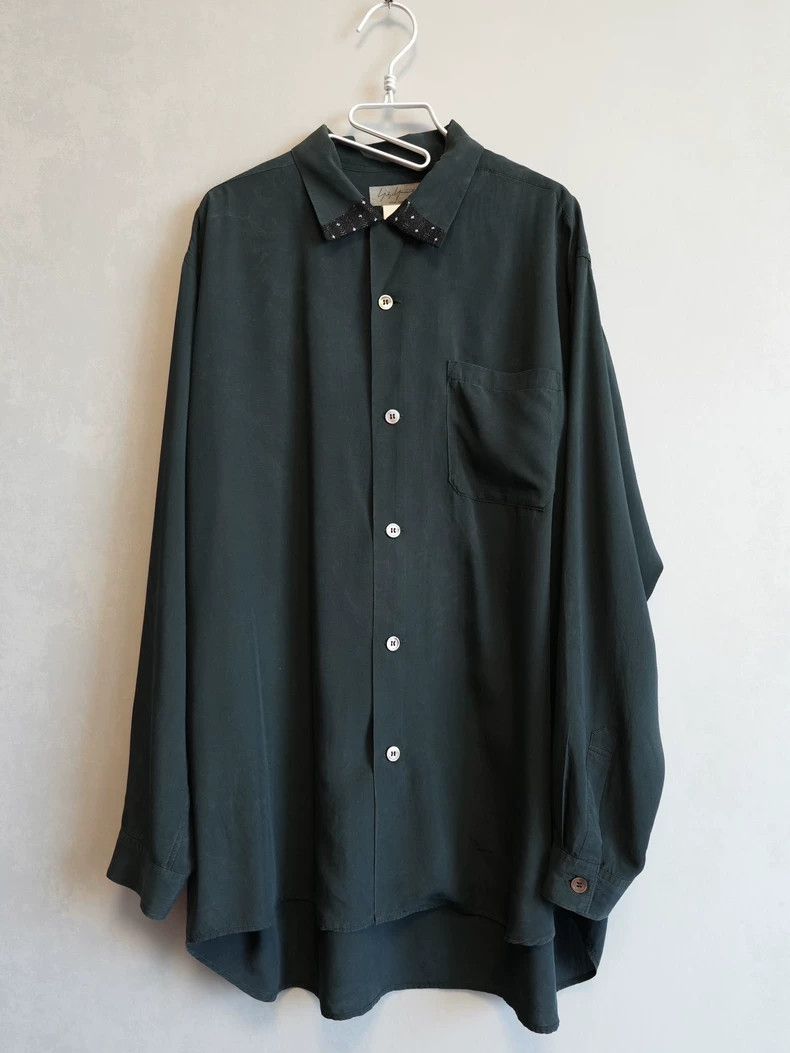 Yohji Yamamoto 95SS Barbed Rayon Shirt 2505-Nextarrow