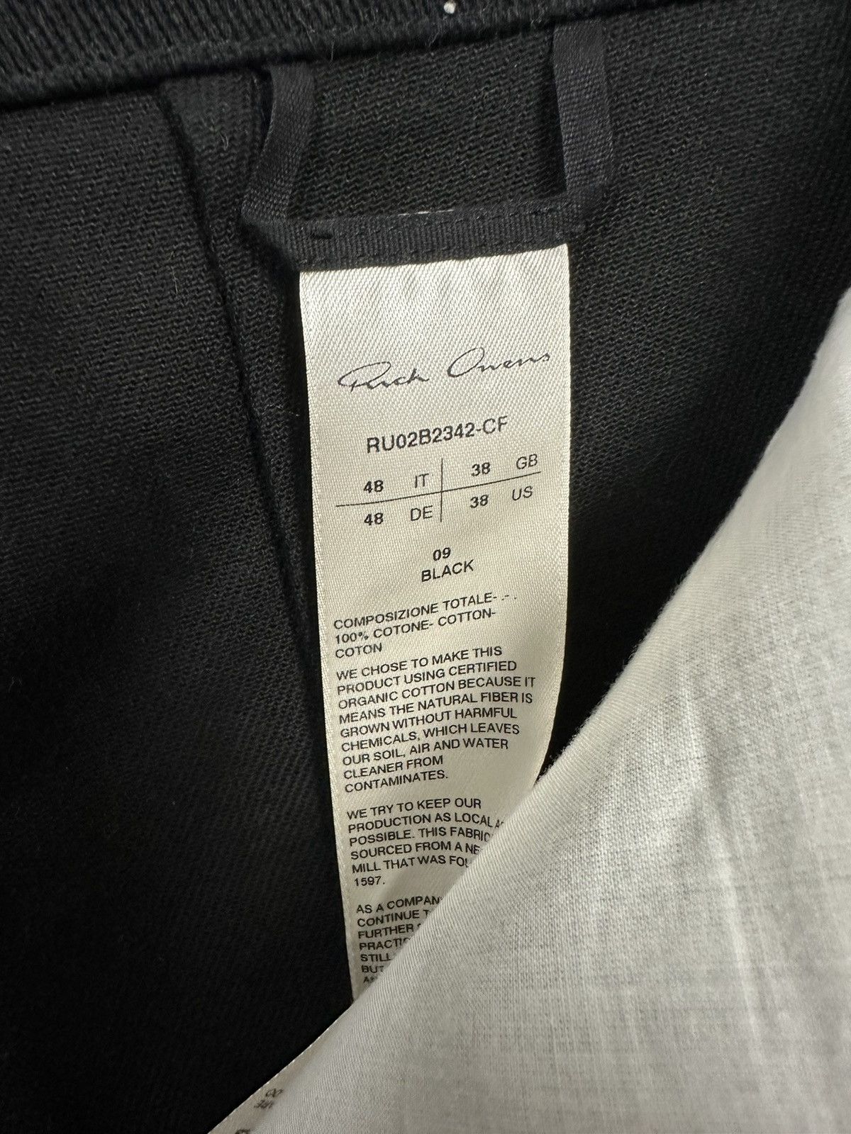 Rick Owens FW22 ‘STROBE’ Cotton Flannel Godet Skirt Size US 32 / EU 48 - 9 Thumbnail