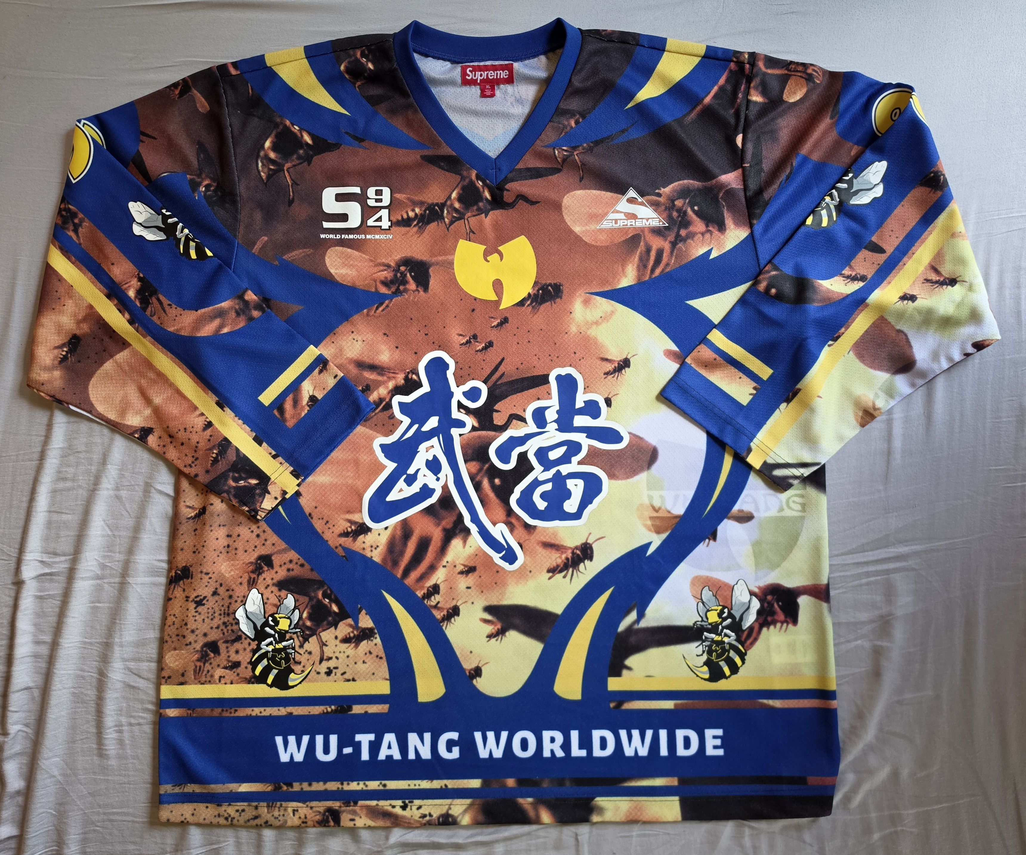 Supreme Supreme Hockey Jersey Blue Desert Camo FW14 | Grailed