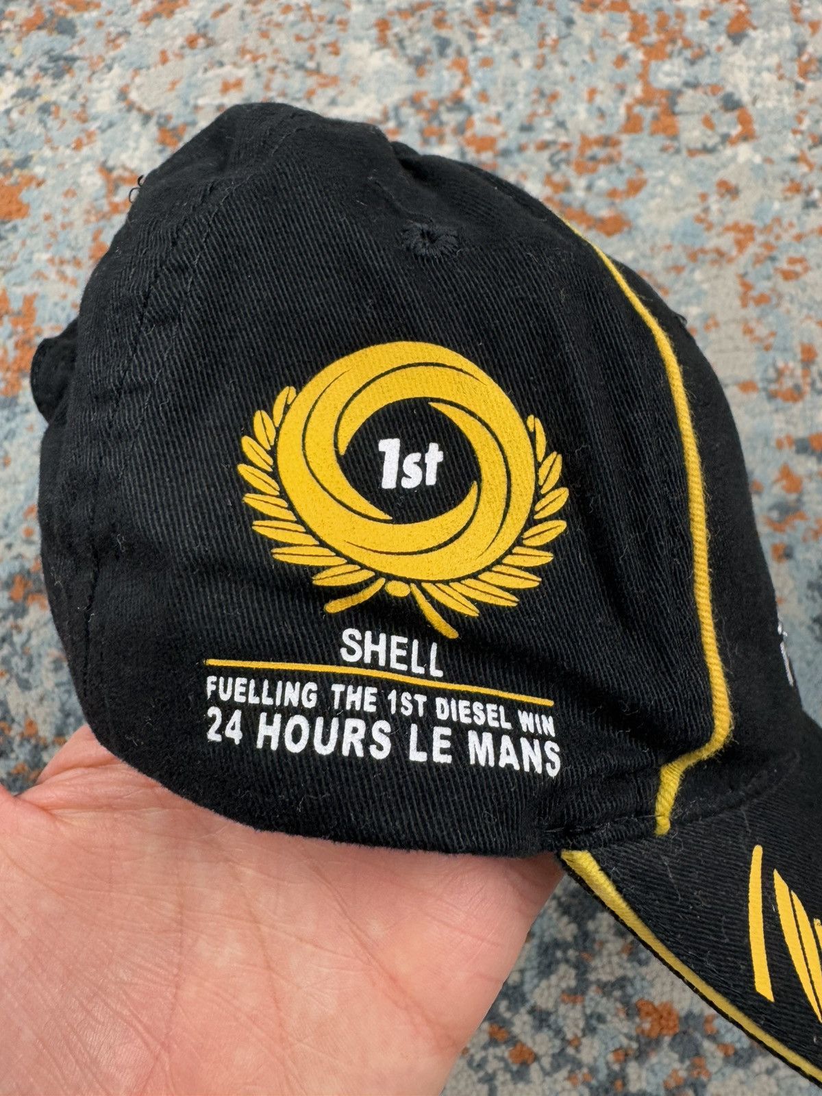 Vintage Vintage y2k 24h Le Mans Audi sport shell v-power diesel hat Size ONE SIZE - 6 Thumbnail