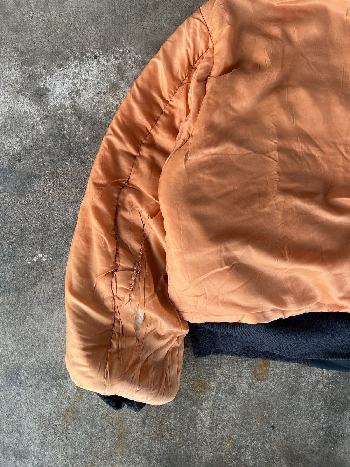 Schott Distressed Vintage Schott Flight Jacket Size US XL / EU 56 / 4 - 12 Thumbnail