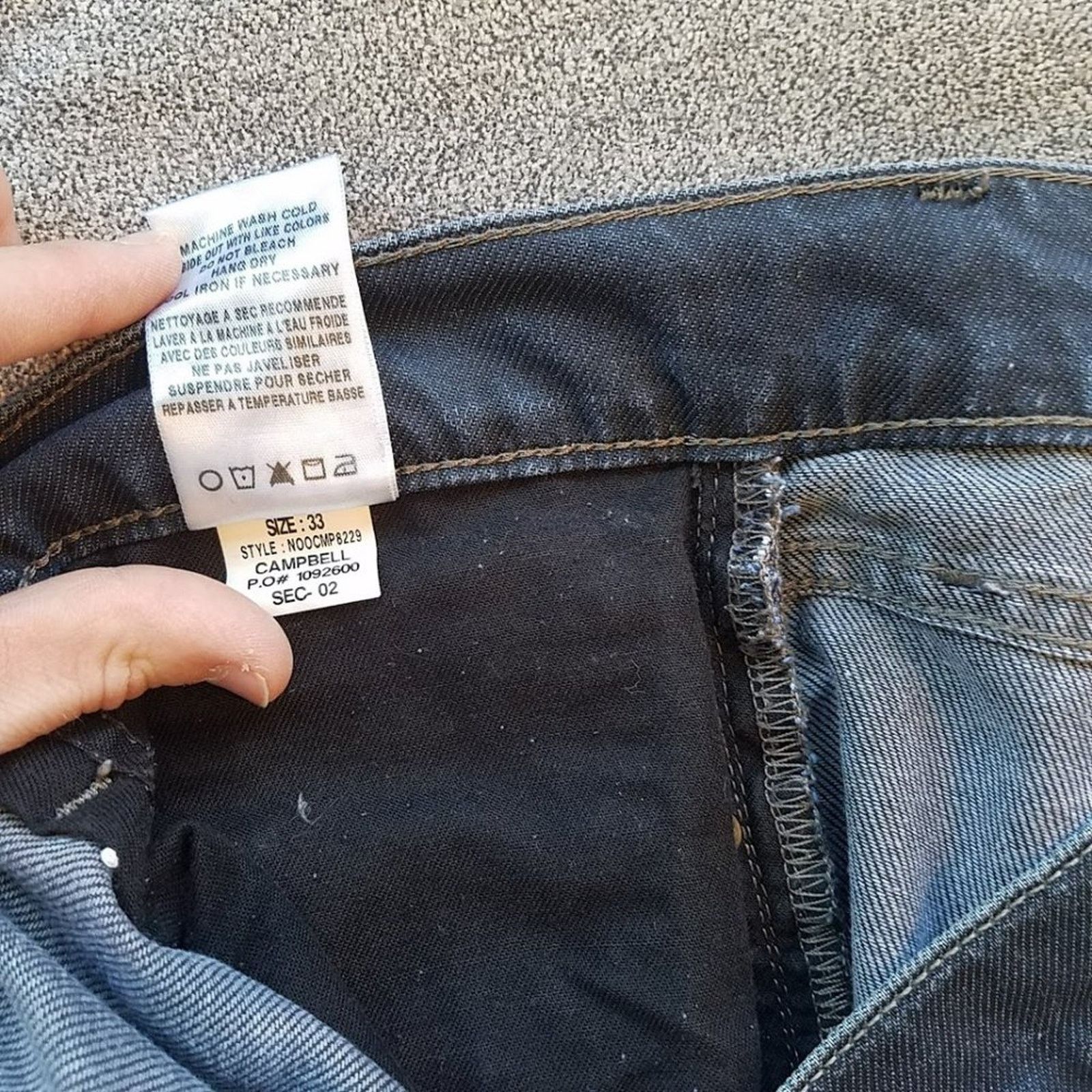 Joe's Joe's Jeans high waist straight leg the classic sz 33 dark Size 33" - 5 Thumbnail