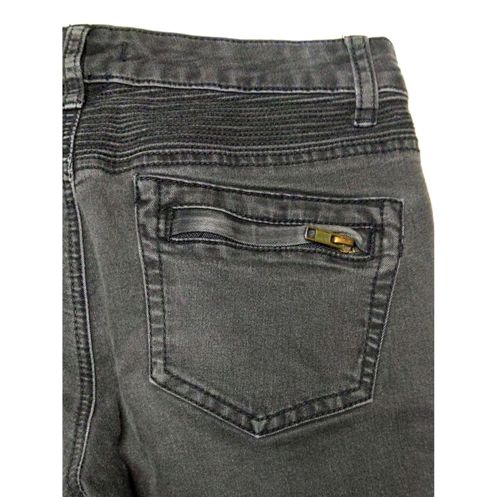 Free People Free People Black Denim Skinny Jeans Mid Rise Zip Ankle Womens 26 Jeans Size 26" / US 2 / IT 38 - 7 Thumbnail