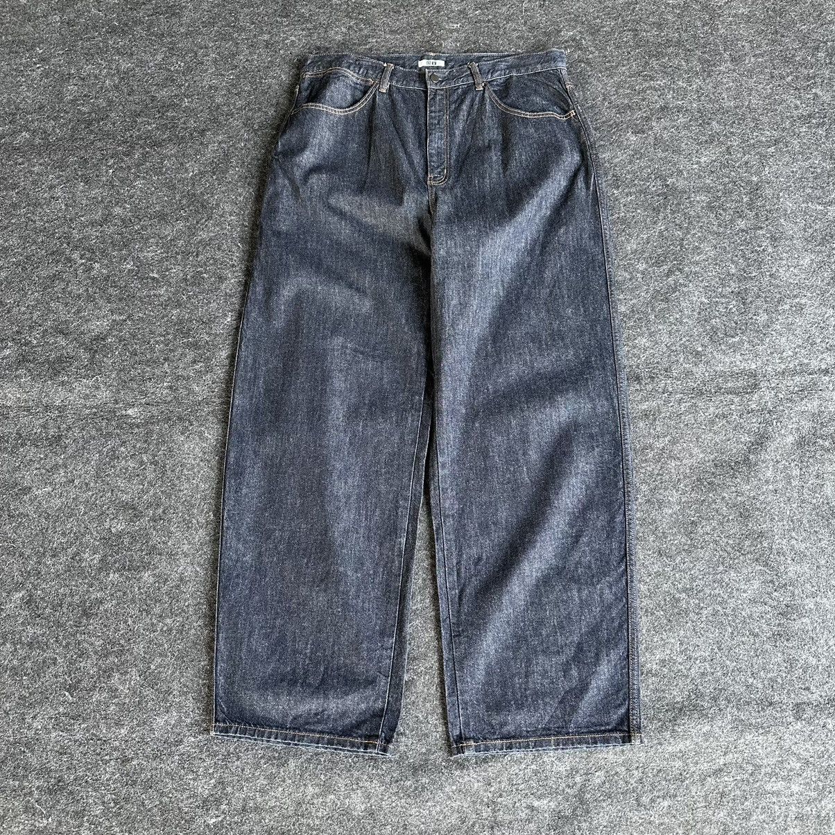 90s Uniqlo Undercover Super Baggy Blue Vintage Denim D596
