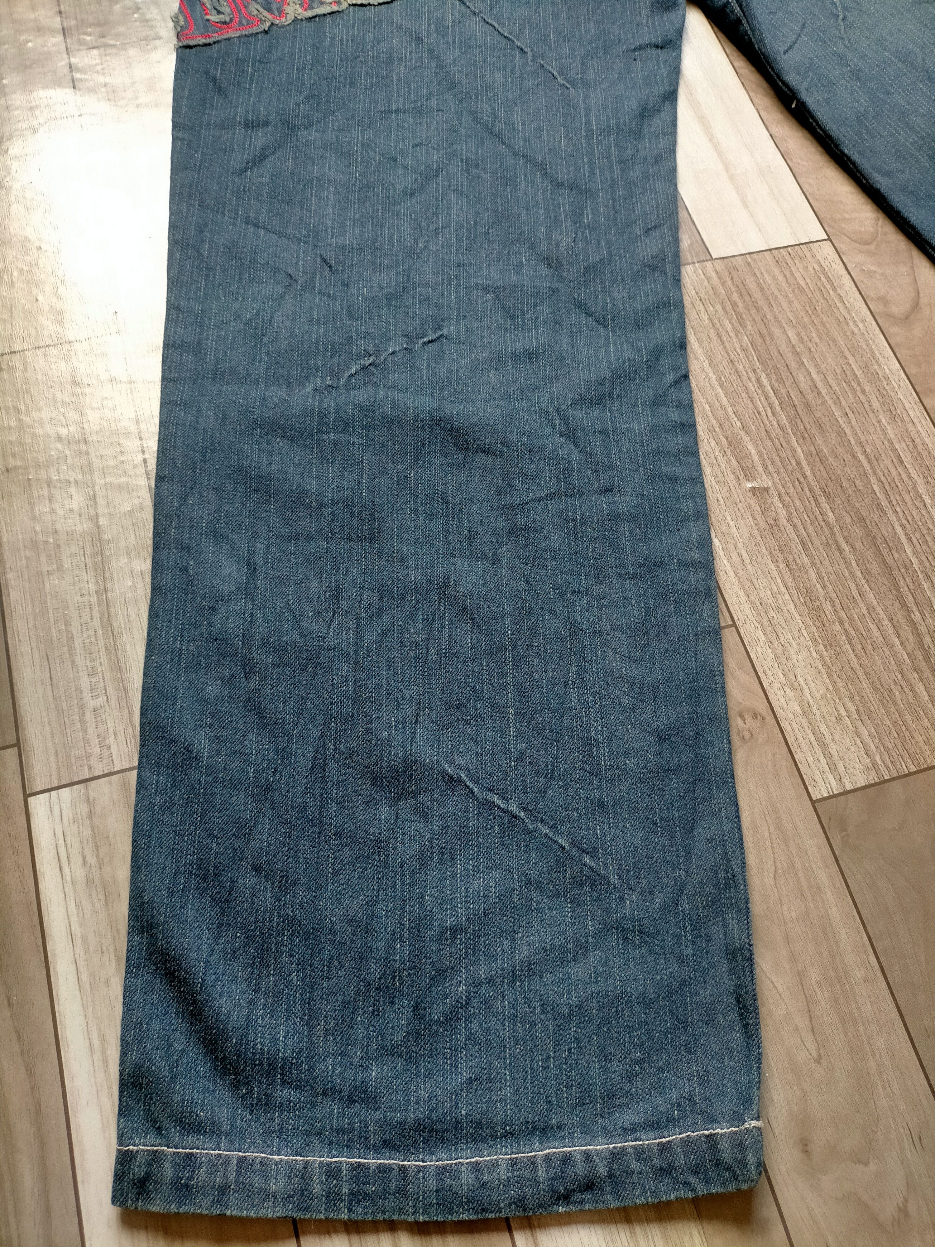 JNCO × Japanese Brand Thriller Denim Baggy Hip Hop Style Jeans Size US 32 / EU 48 - 14 Thumbnail