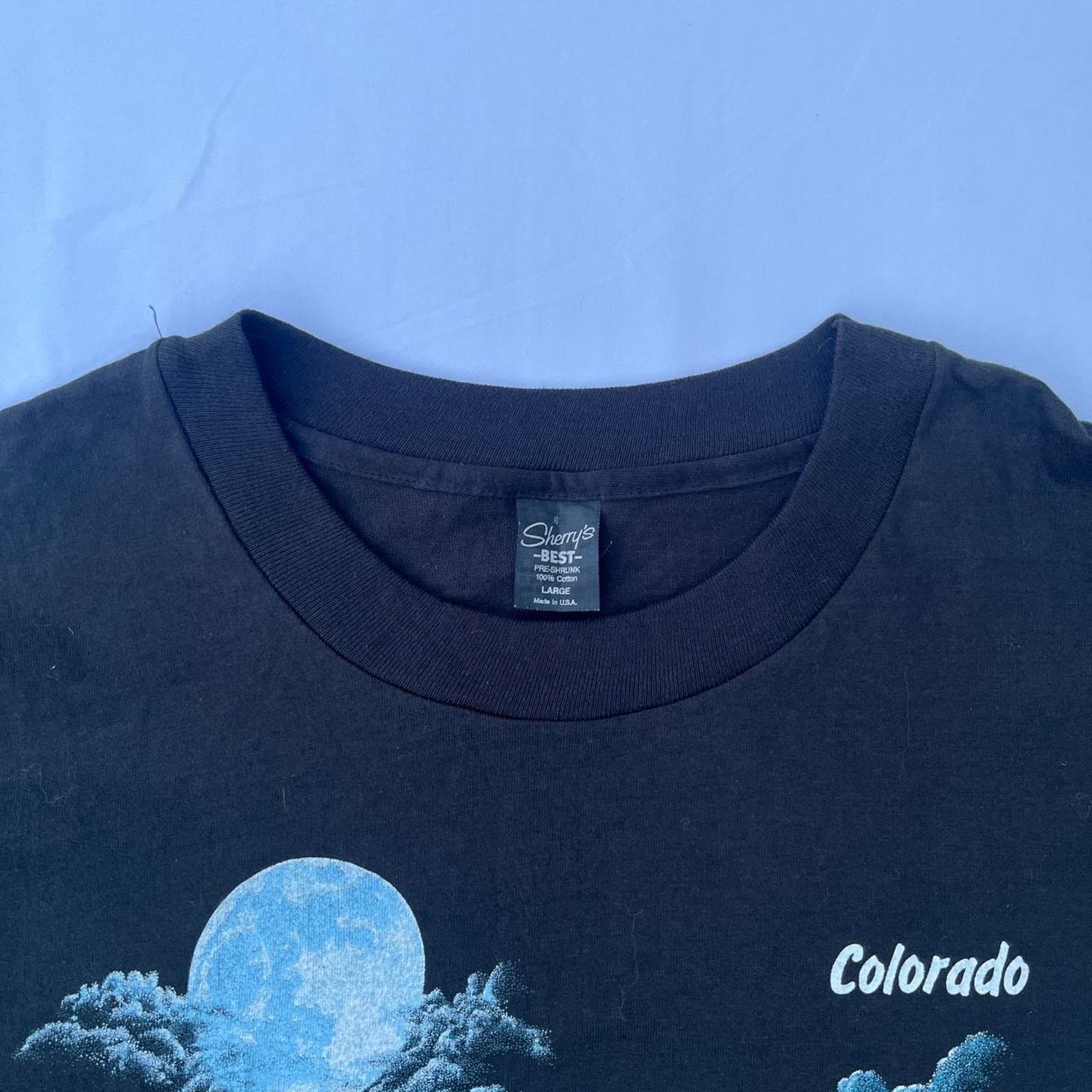 Other Mountain Wolf AOP Vintage 90s Wildlife Single Stitch T-Shirt Size US L / EU 52-54 / 3 - 3 Thumbnail