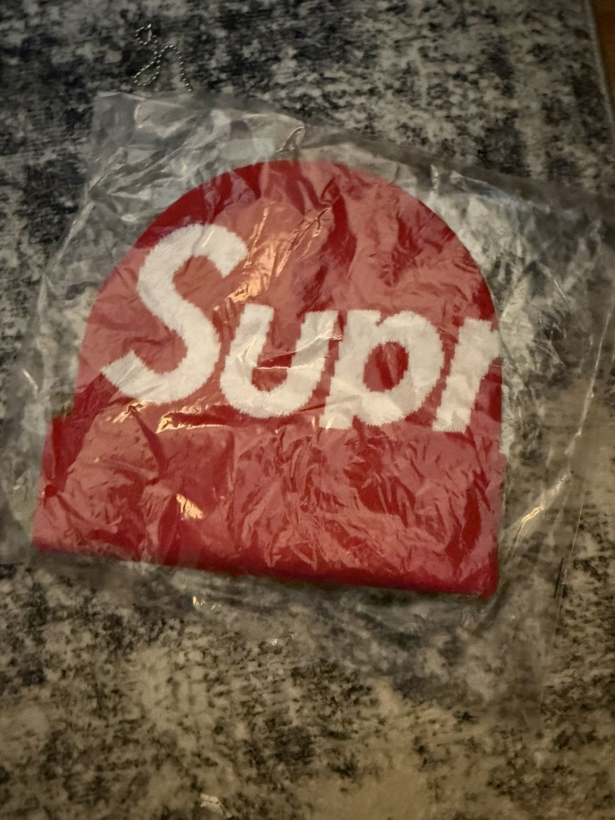 Supreme Supreme Big Logo Beanie Red In hand‼️ Size ONE SIZE - 2 Thumbnail