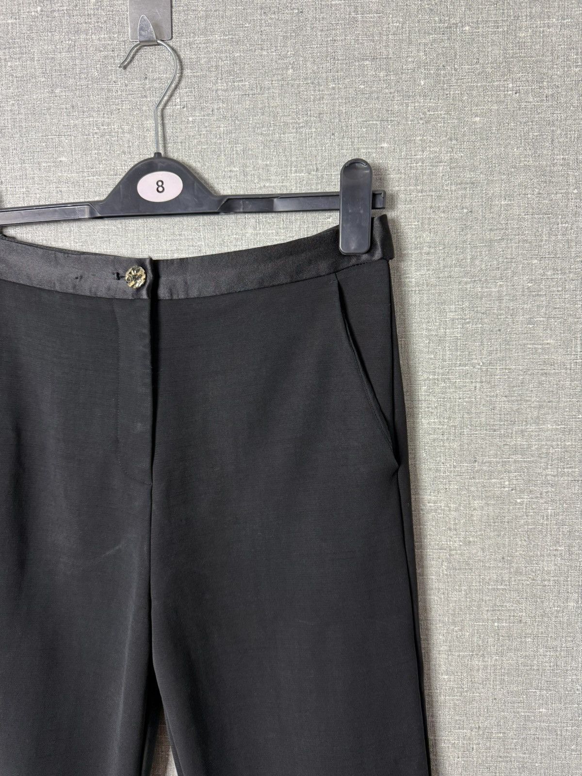 Alexander Wang Alexander Wang Black Cropped Trousers Pants Wool & Viscose Size 26" / US 2 / IT 38 - 3 Thumbnail