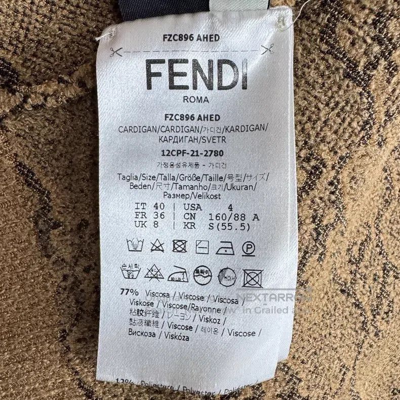 Fendi Fendi Letter Logo Short Knit Top Size XS / US 0-2 / IT 36-38 - 5 Thumbnail