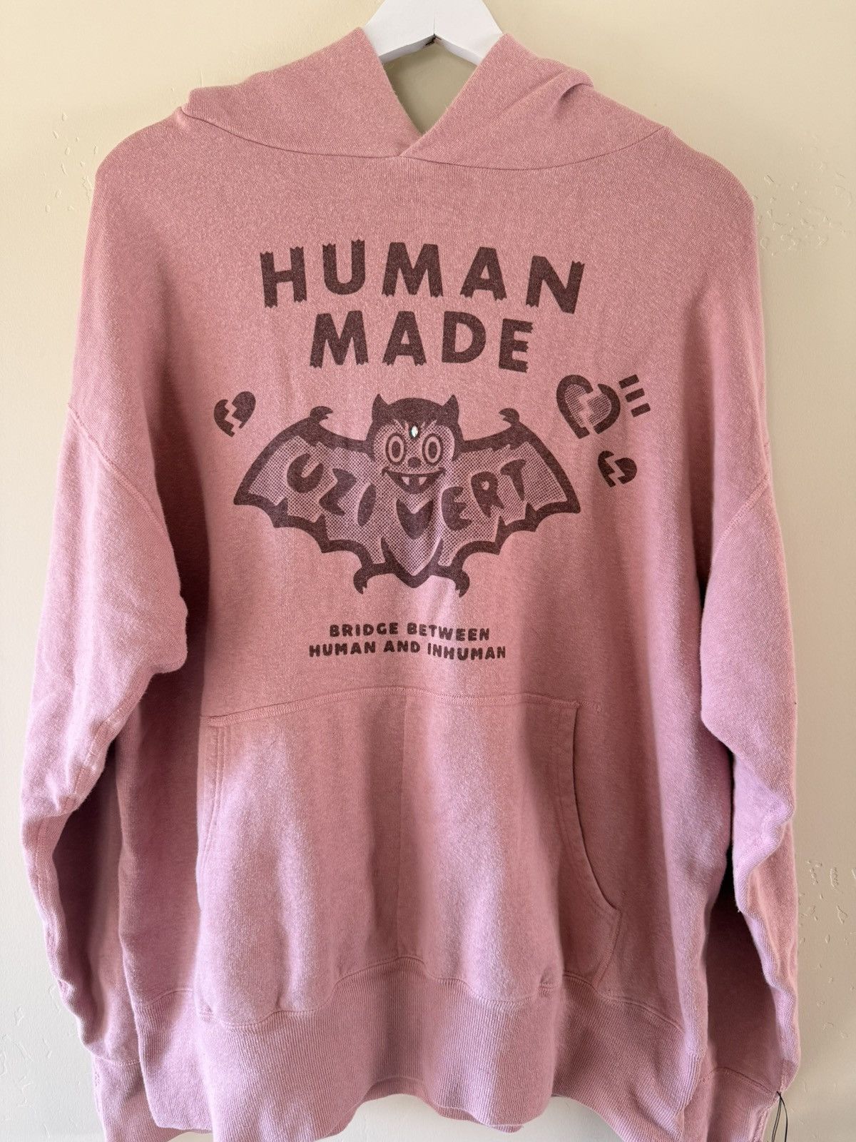 Human Made Human Made x Lil Uzi Vert Pink Bat Hoodie — ultra‑rare, Size US L / EU 52-54 / 3 - 1 Thumbnail