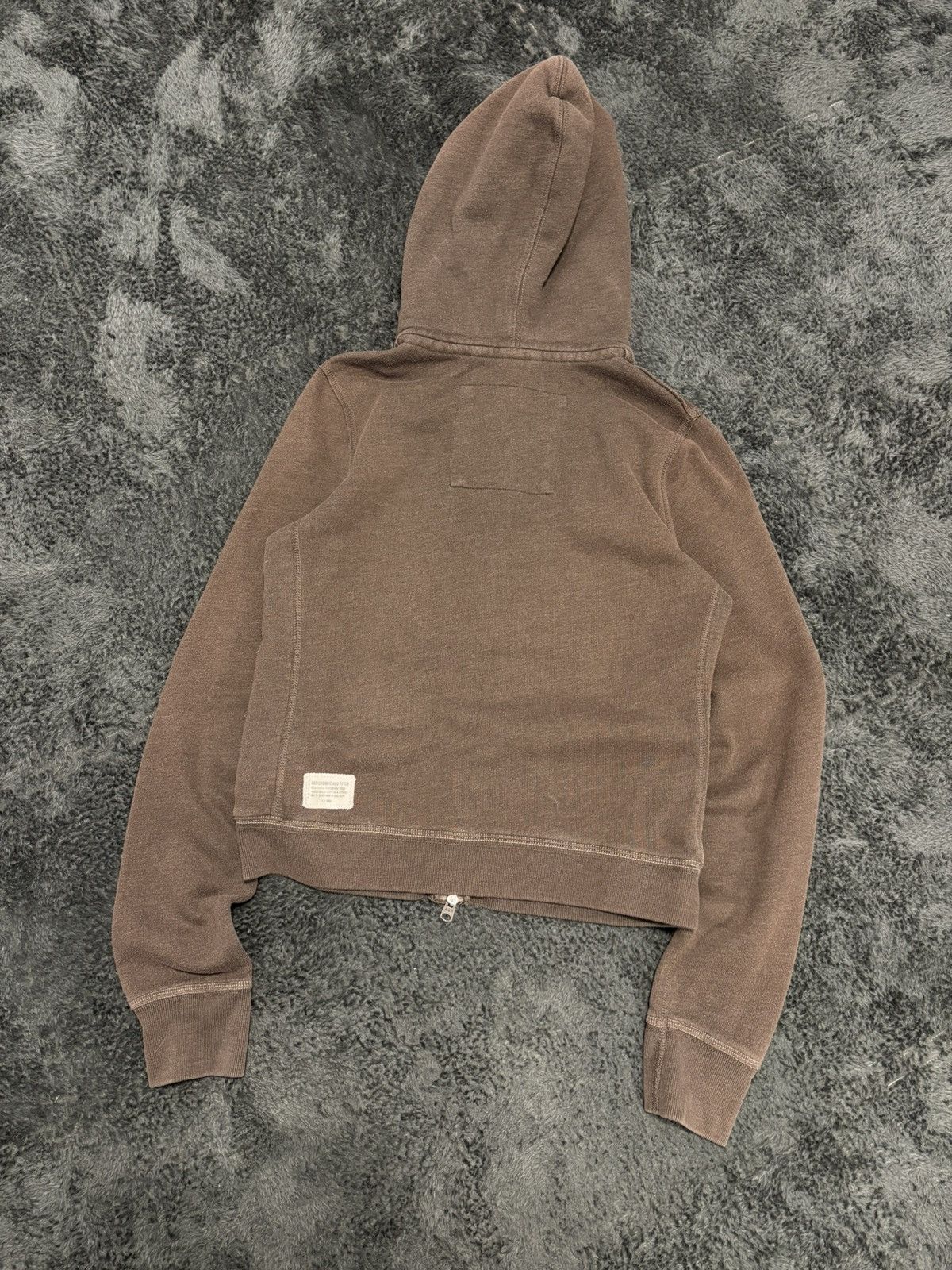 Abercrombie & Fitch Rare Brown Vintage Abercrombie & Fitch Y2K Zip Hoodie Size L / US 10 / IT 46 - 6 Thumbnail