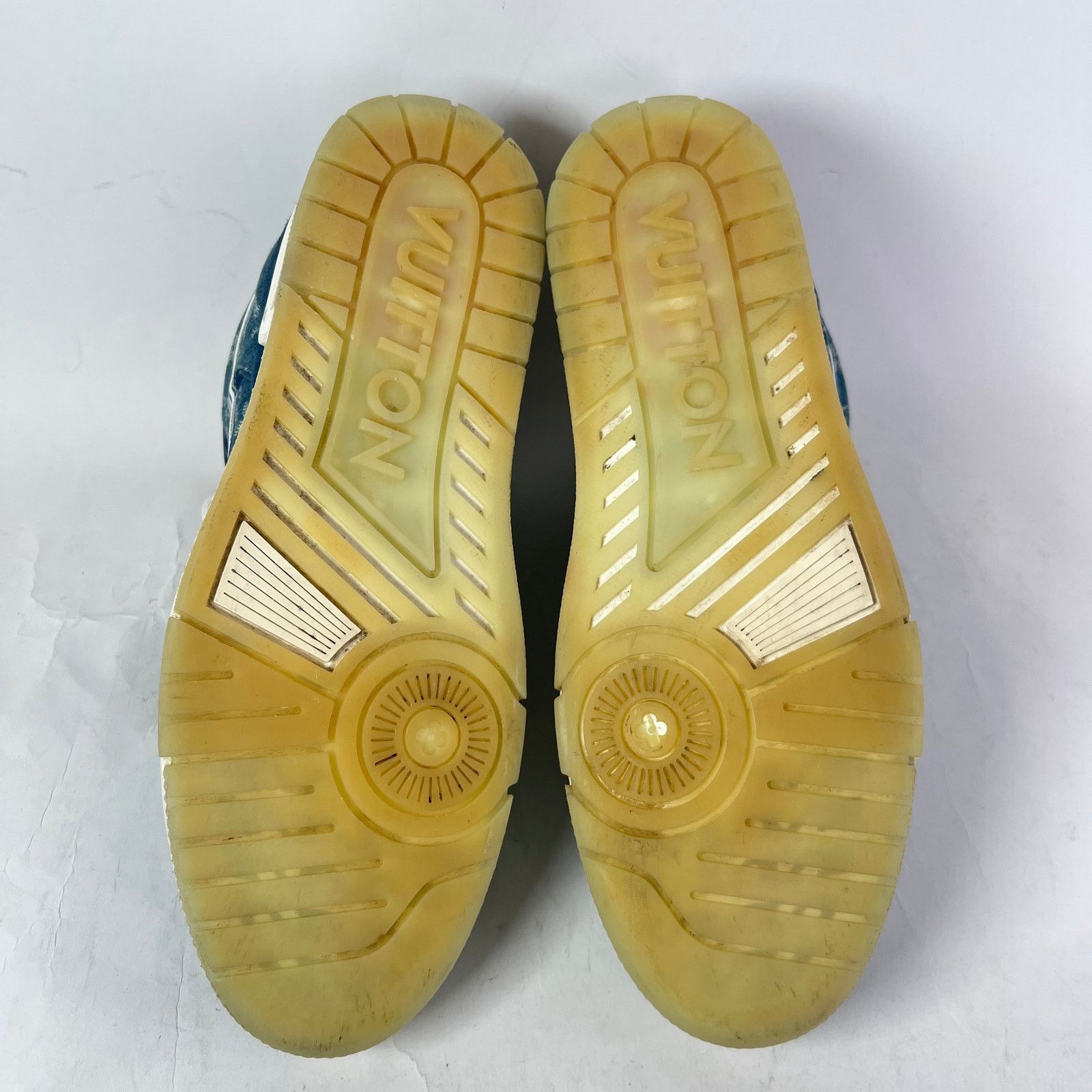 Louis Vuitton Louis Vuitton Monogram Denim High-Top LV Trainer Size US 10 / EU 43 - 8 Thumbnail