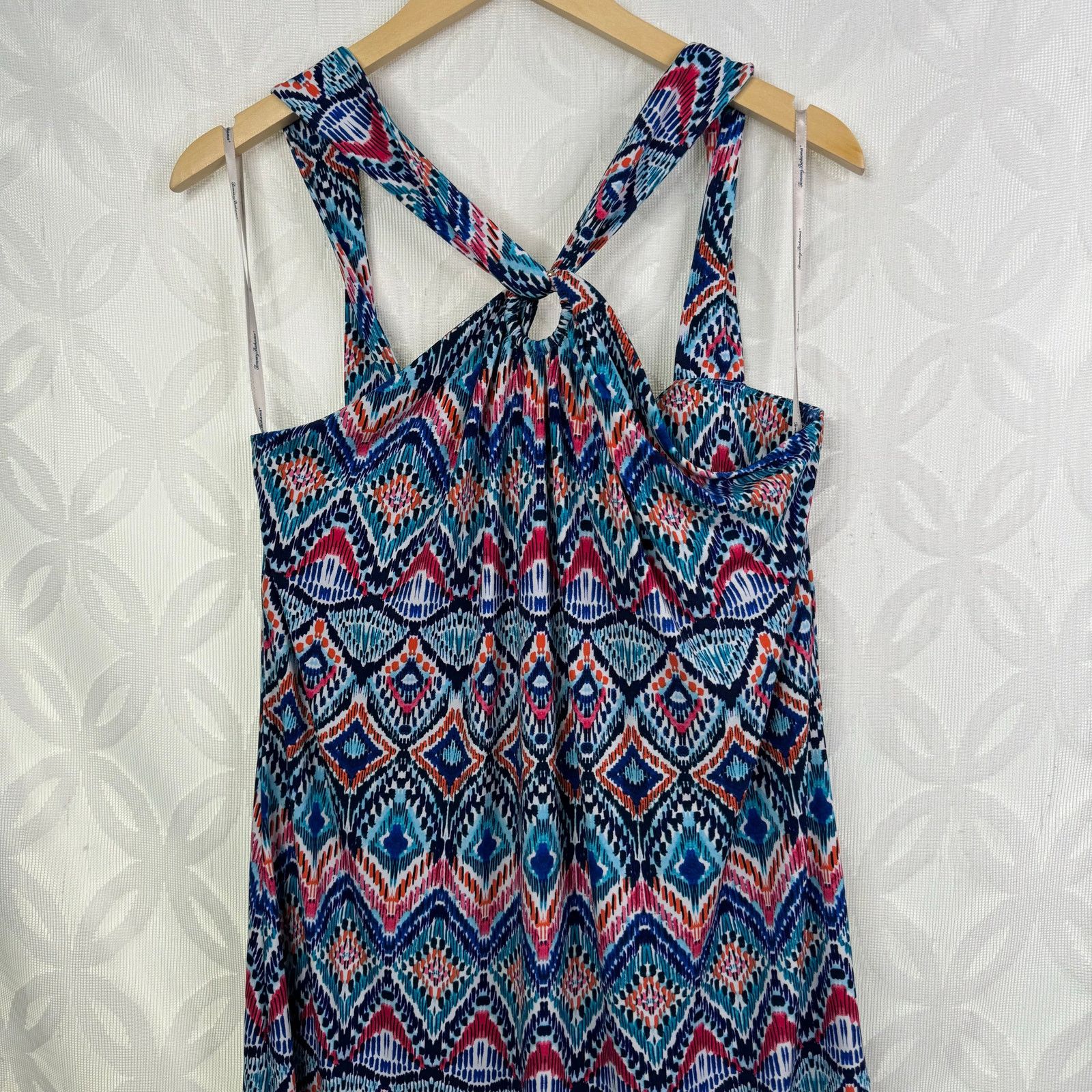 Tommy Bahama Halter Prima Peacock Midi Dress NWT