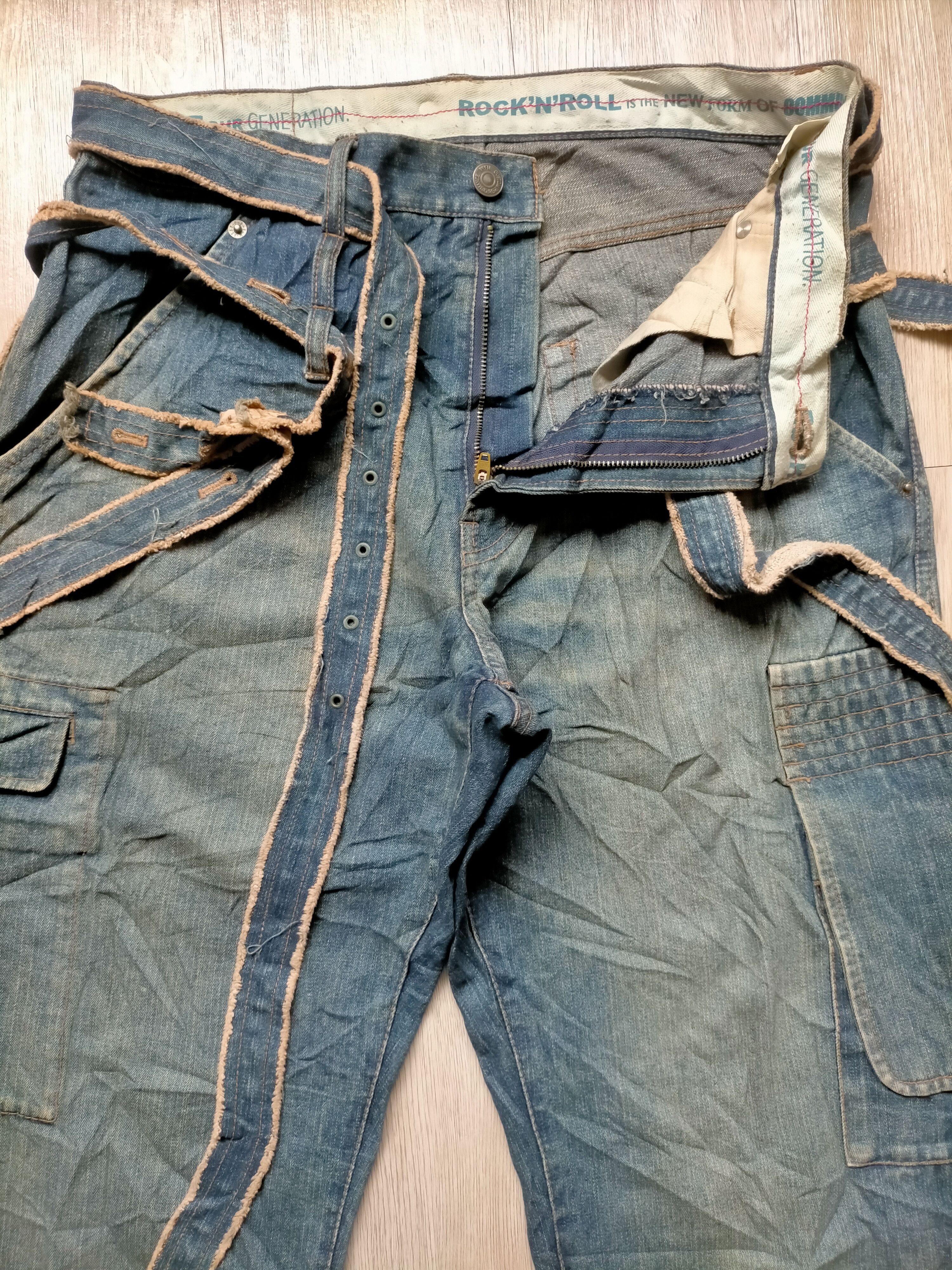 PPFM Vintage PPFM Japan Cargo Wide Leg Hip Hop Style Size US 31 - 7 Thumbnail