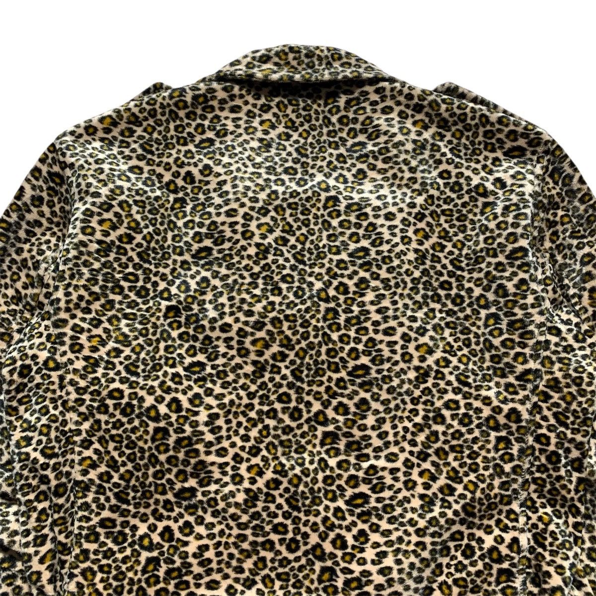 Vintage Devil N Bass Asymmetrical Leopard Bikers Jacket Lgb Style Size US L / EU 52-54 / 3 - 7 Thumbnail