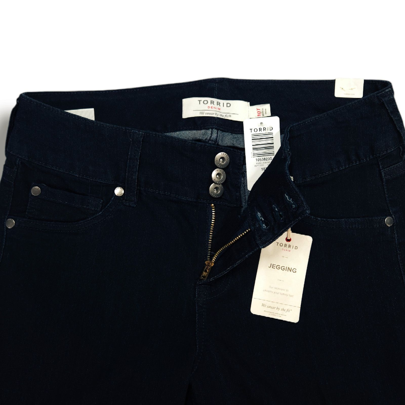 Other NWT Torrid High Rise Skinny Jeans Jeggings Sz. 10T [32]x31 Size 32" / US 10 / IT 46 - 4 Thumbnail