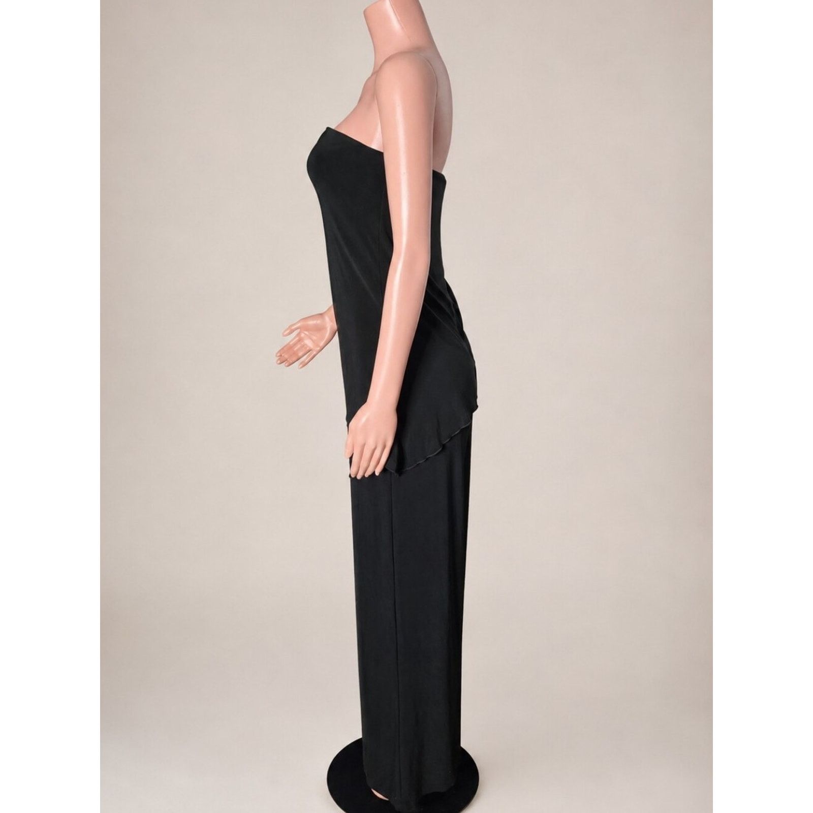 White House Black Market White House Black Market Y2K Strapless Ruched Jumpsuit M Size 32" / US 10 / IT 46 - 2 Thumbnail